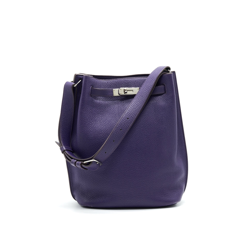 HERMES SO KELLY 22 PURPLE SHW