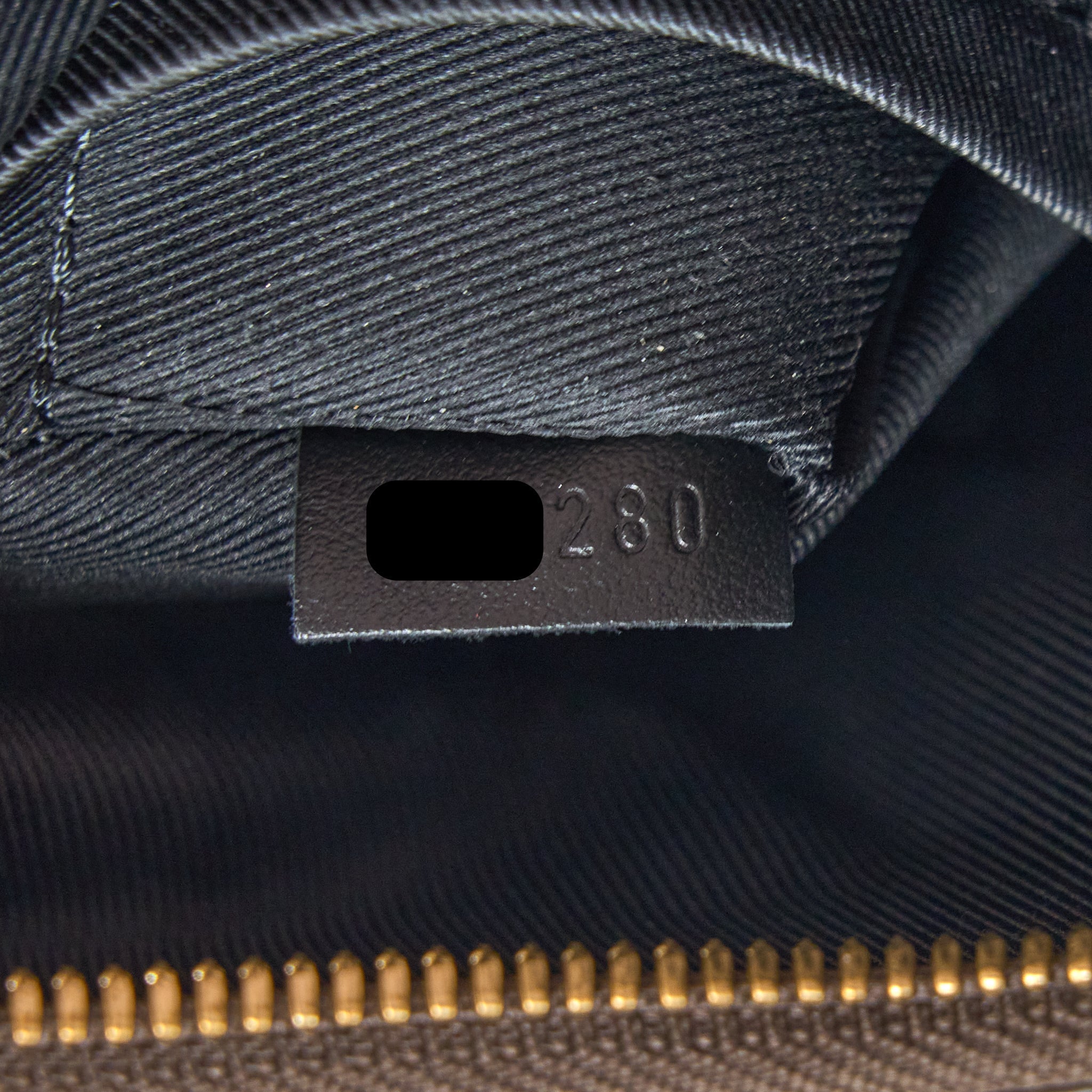 LOUIS VUITTON ODEON PM BAG MONOGRAM CANVAS BLACK GHW