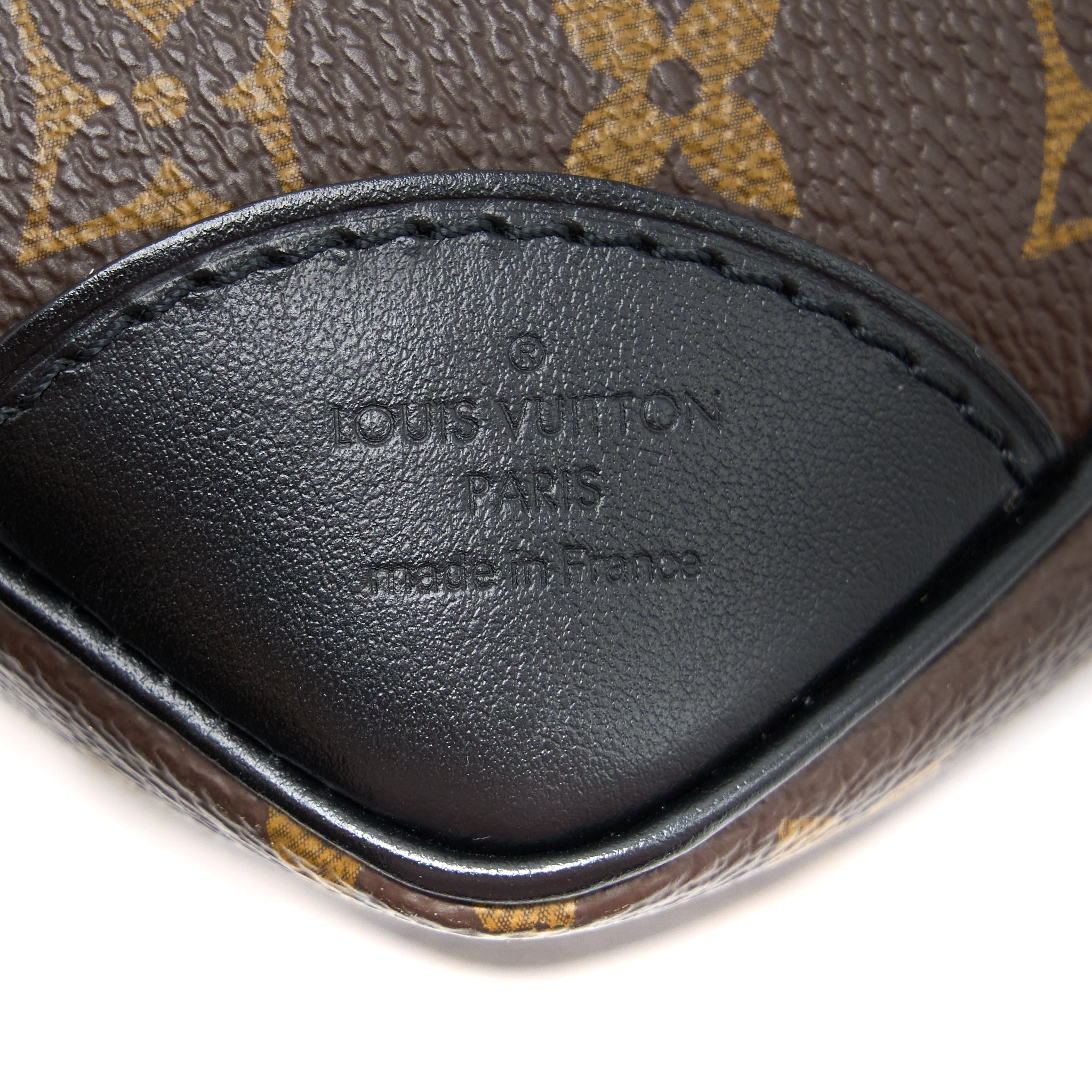 LOUIS VUITTON ODEON PM BAG MONOGRAM CANVAS BLACK GHW