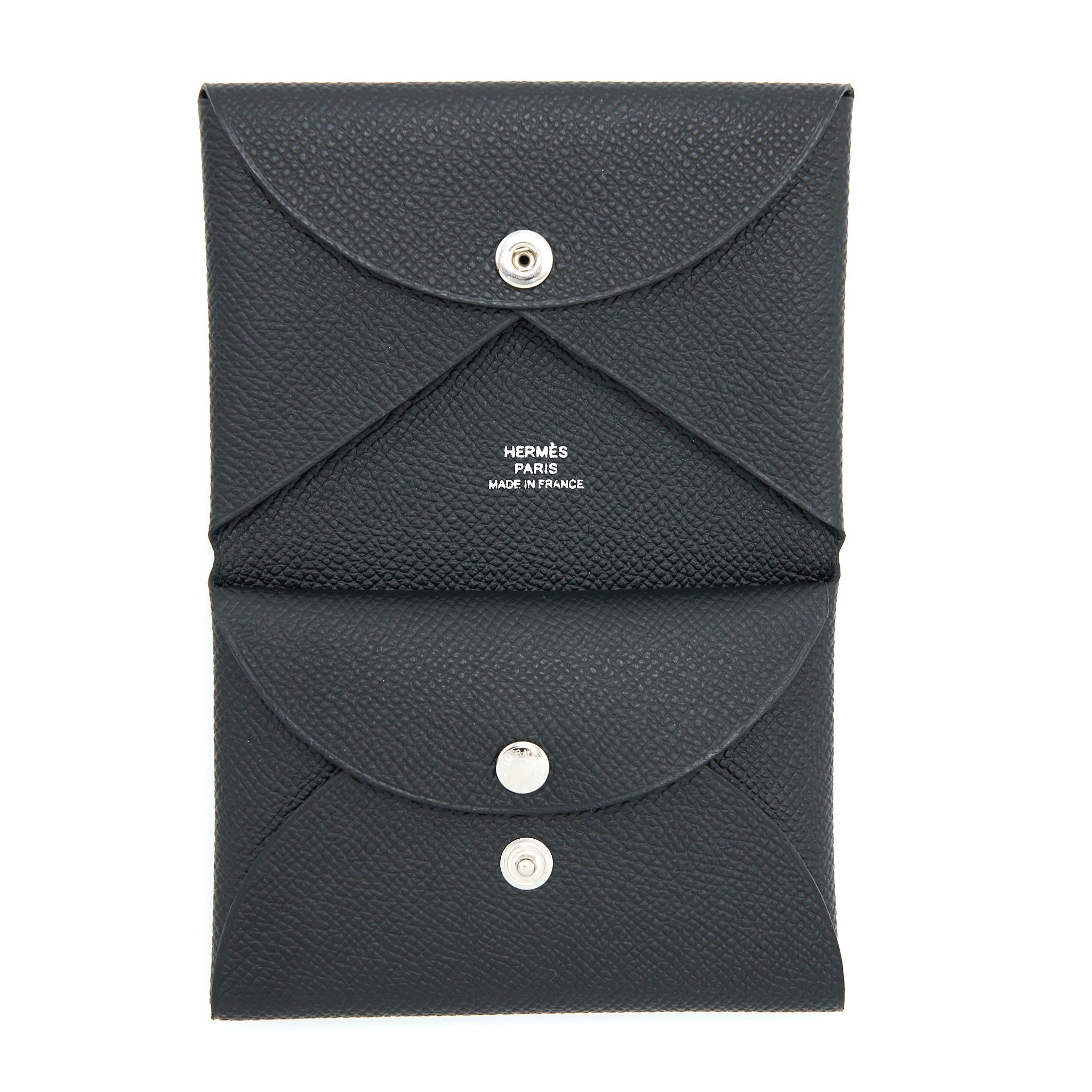 HERMES CALVI DUO EPSOM BLACK