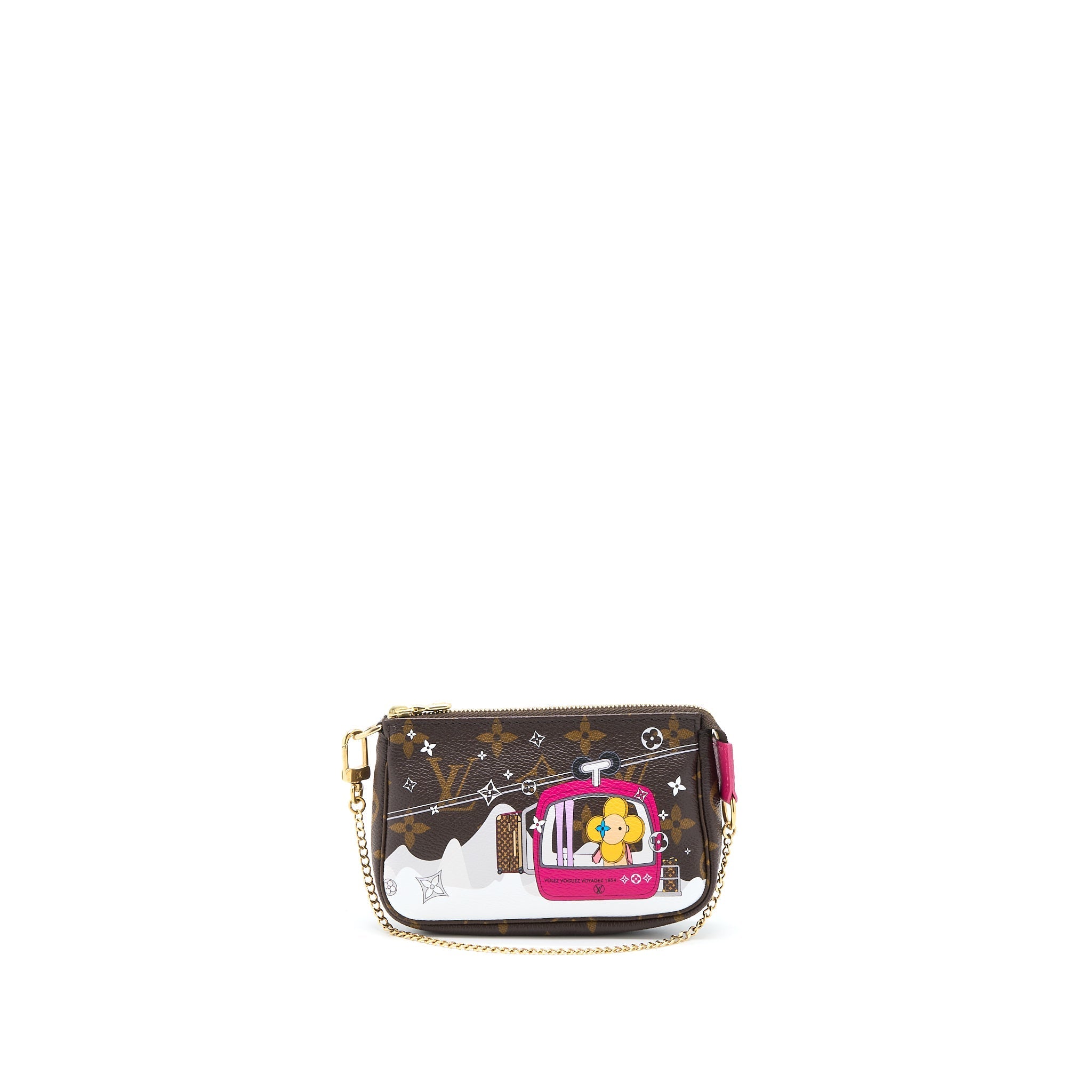 LOUIS VUITTON 2019 LIMITED MINI POCHETTE ACCESSORIES MONOGRAM CANVAS GHW