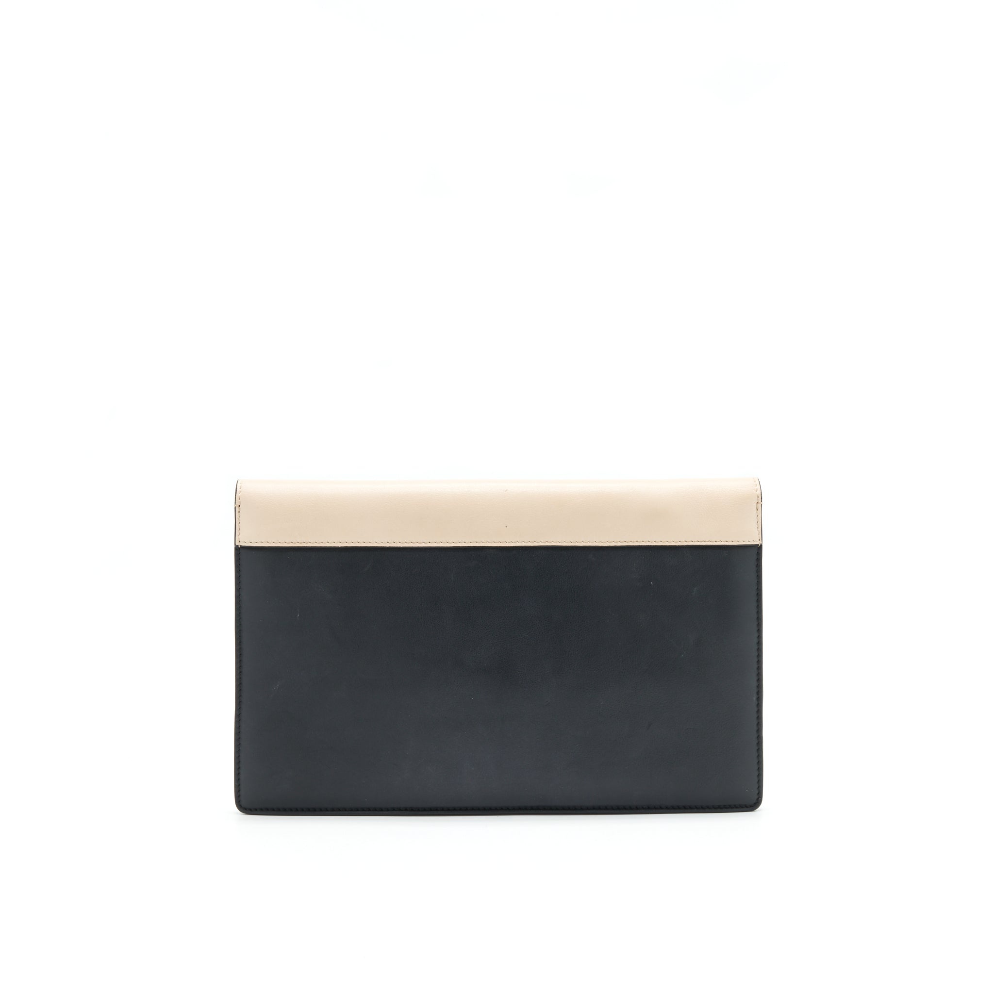 CELINE DIAMOND LEATHER CLUTCH IN MULTICOLOR