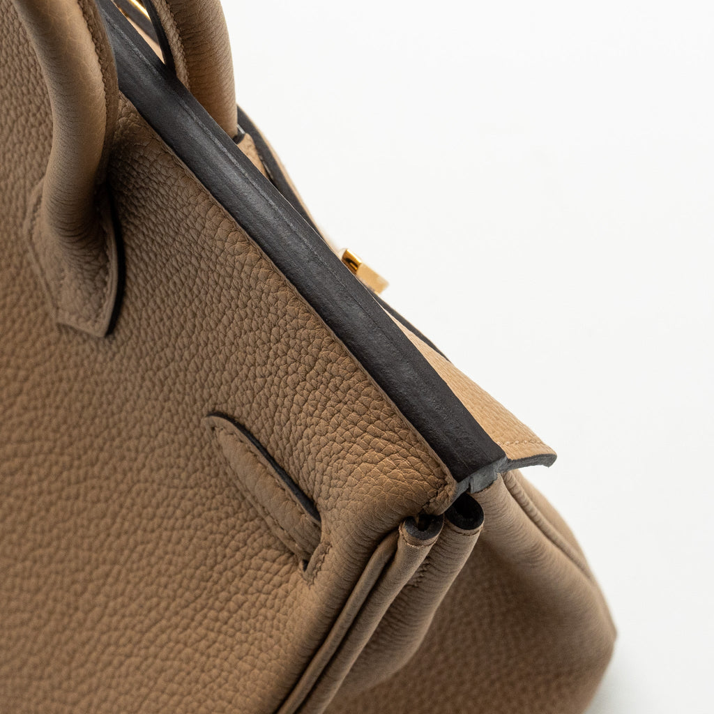 HERMES BIRKIN 25 TOGO CHAI GHW