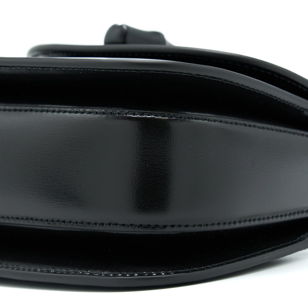 GUCCI BAMBOO 1947 MINI TOP HANDLE BAG BLACK WITH BLACK HARDWARE
