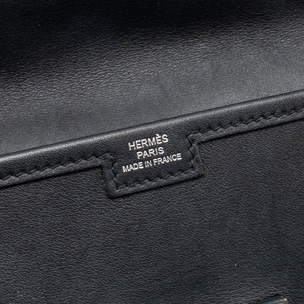 HERMES JIGE ELAN CLUTCH 29 SWIFT BLACK