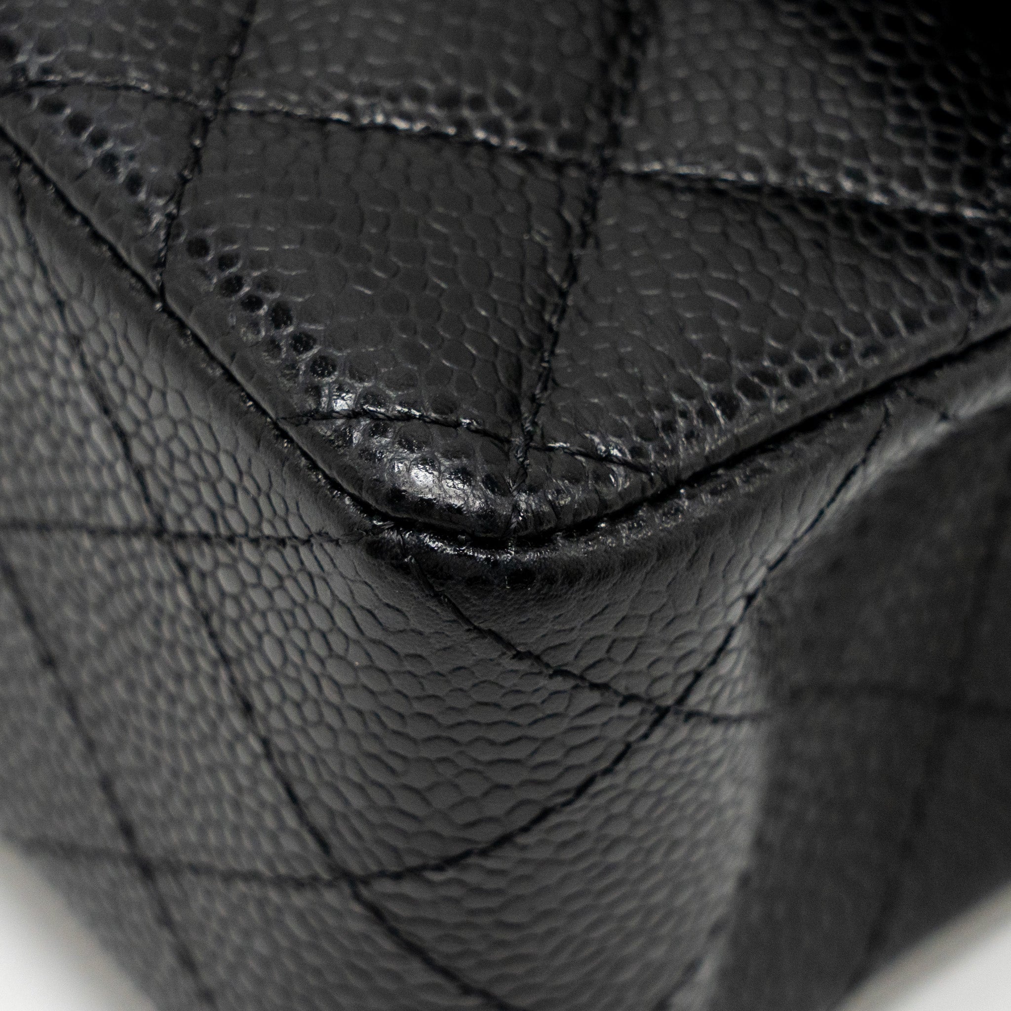 CHANEL SMALL CLASSIC DOUBLE FLAP BAG CAVIAR BLACK GHW (MICROCHIP)