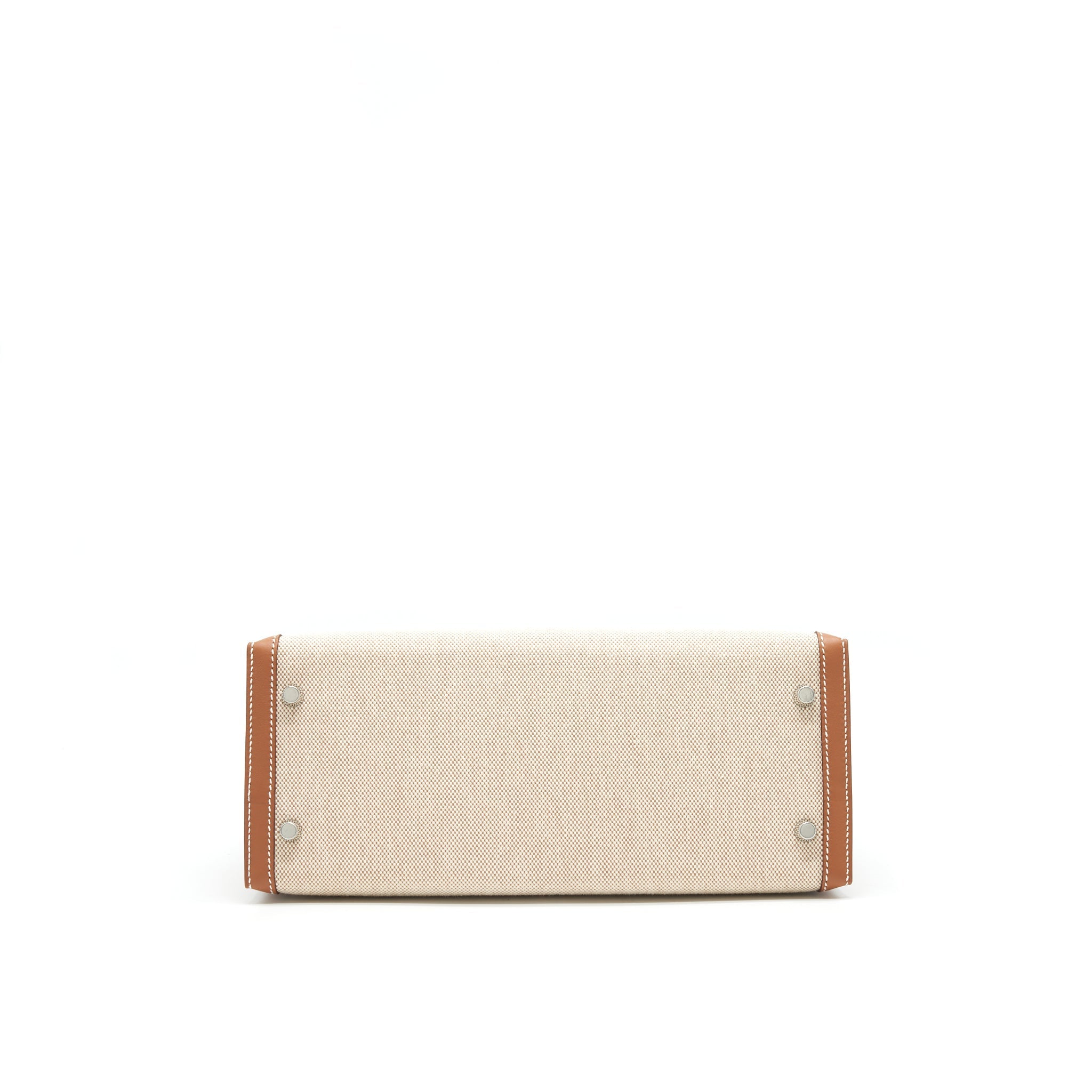 HERMES KELLY 28 TOILE H GOLD / BEIGE SHW