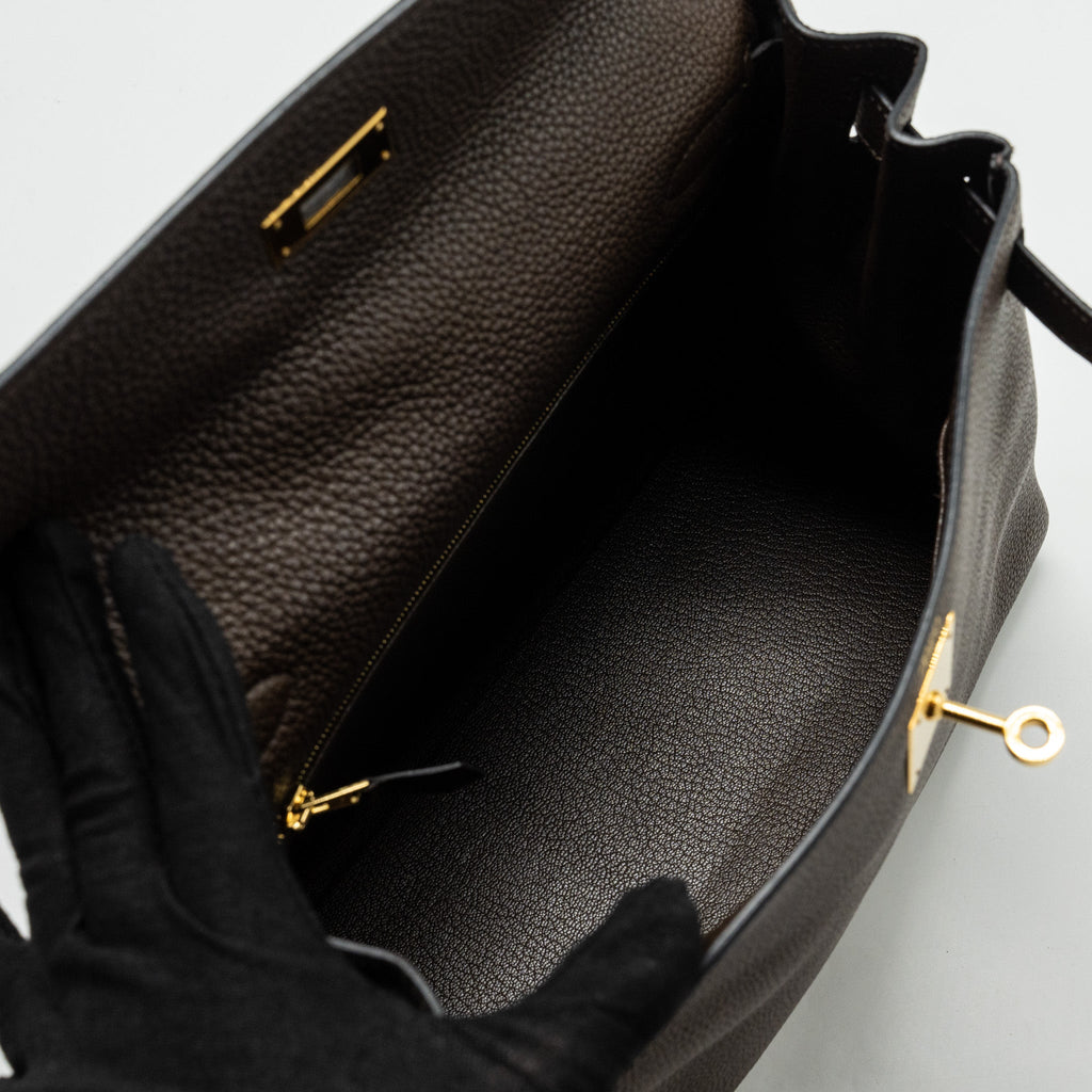 HERMES KELLY 28 TOGO C4 ECORCE GHW