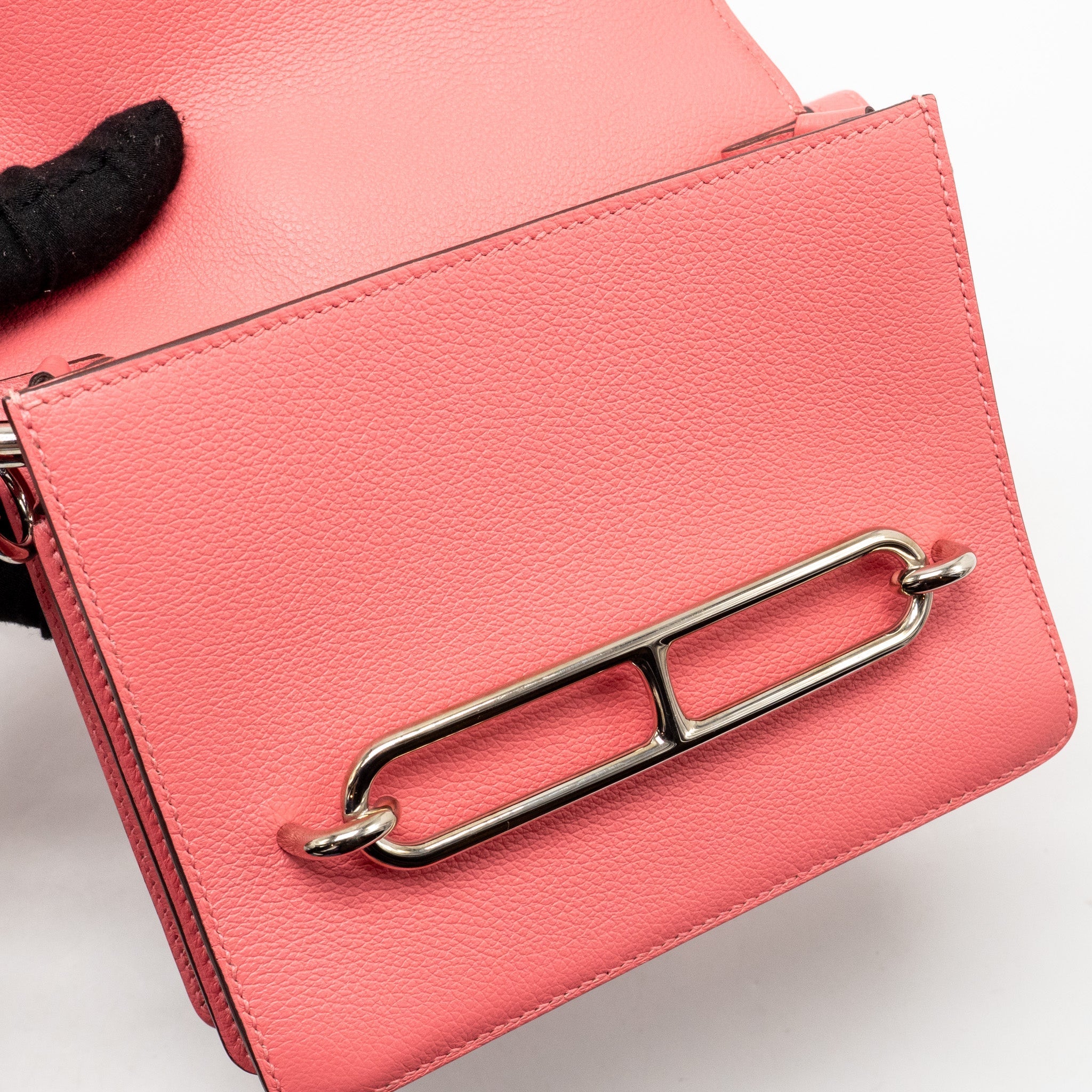 HERMES MINI ROULIS EVERCOLOR ROSE AZALEE SHW