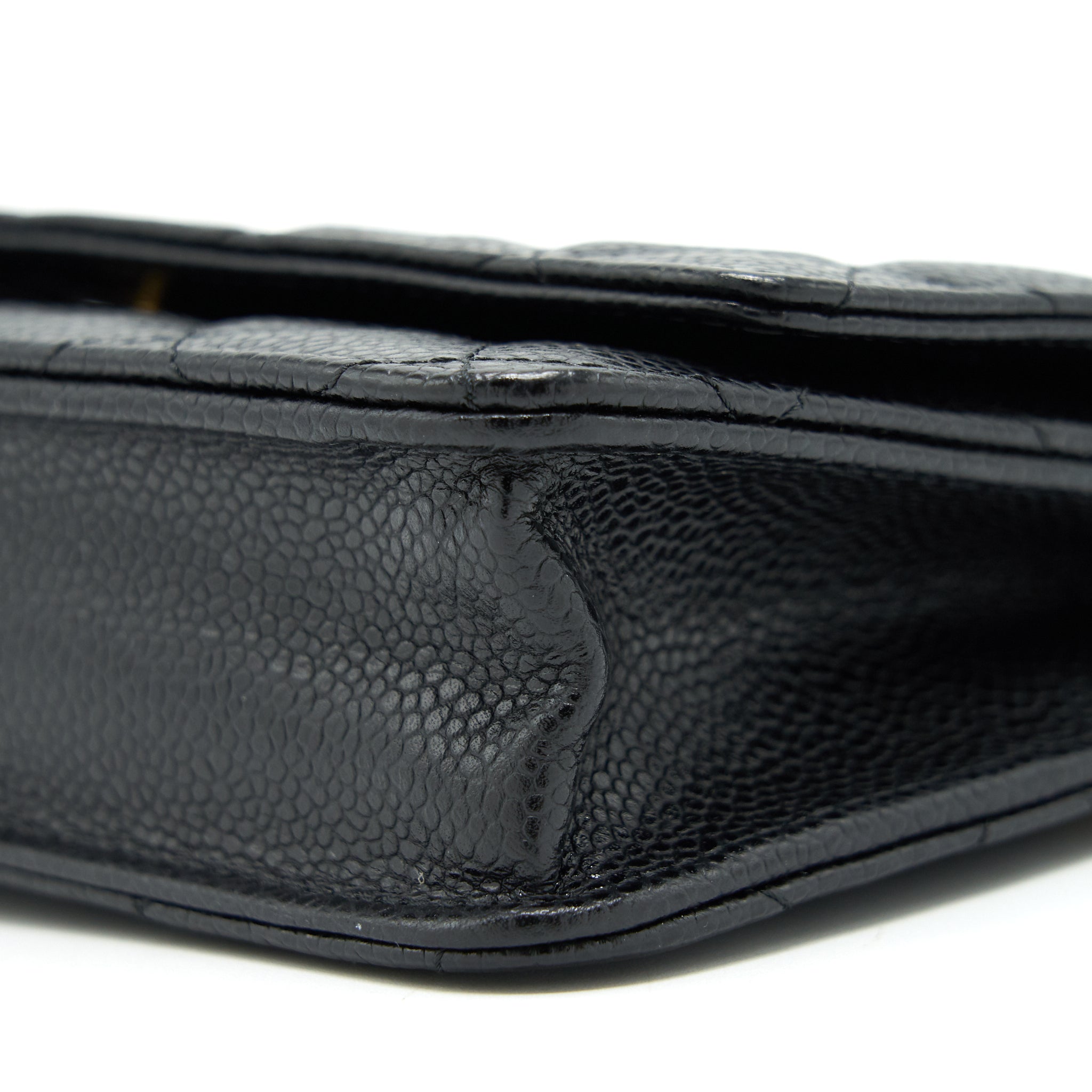 CHANEL WALLET ON CHAIN CAVIAR BLACK GHW