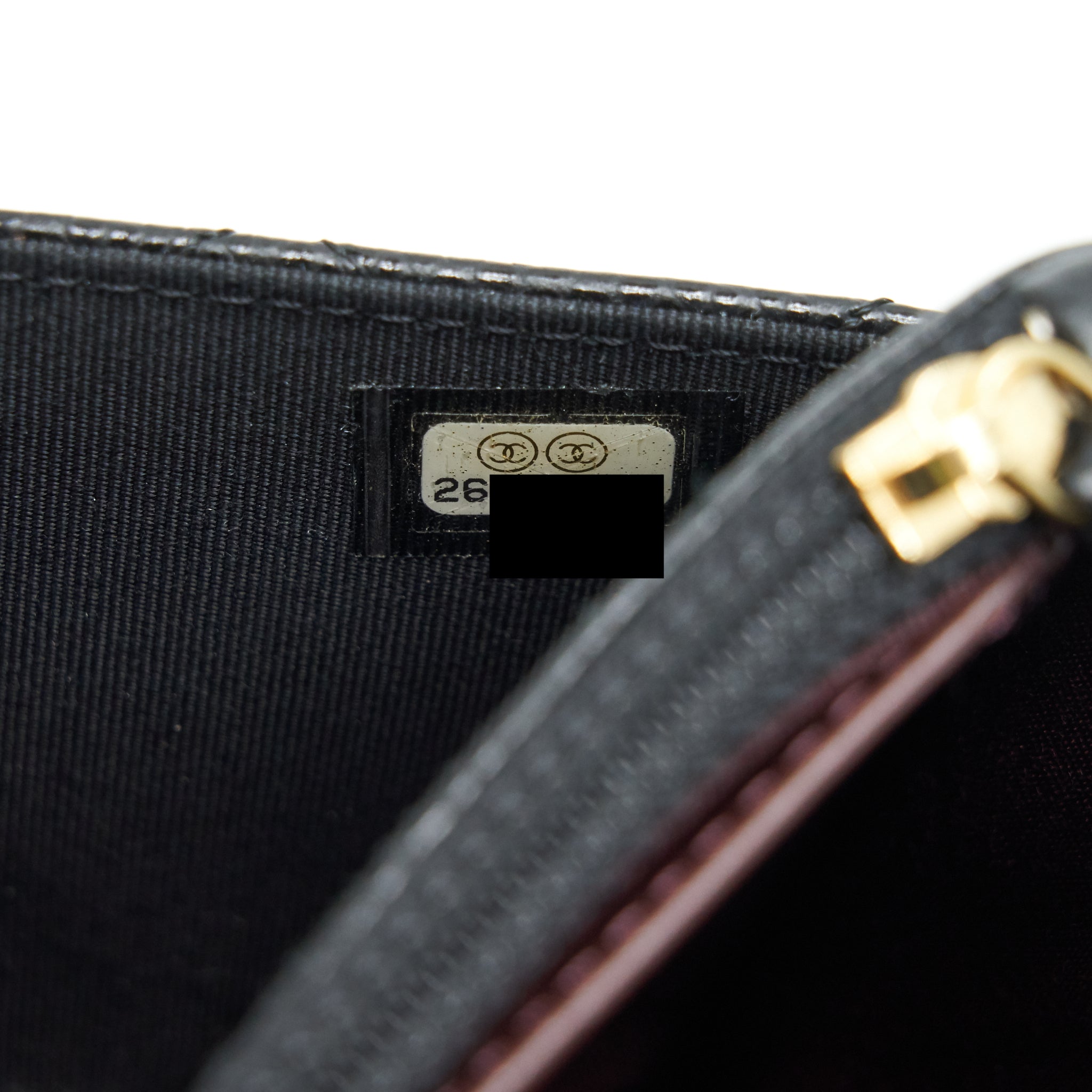 CHANEL WALLET ON CHAIN CAVIAR BLACK GHW