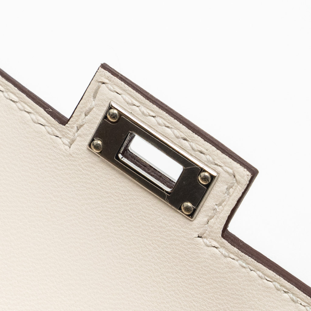 HERMES KELLYDOLE / KELLY DOLE PICTO EPSOM LEATHER NATA/ LIME / MAUVE SYLVESTRE/ CHAI SHW