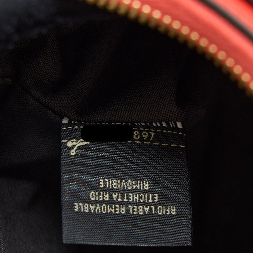 FENDI BY THE WAY MINI CALFSKIN RED/ORANGE GHW