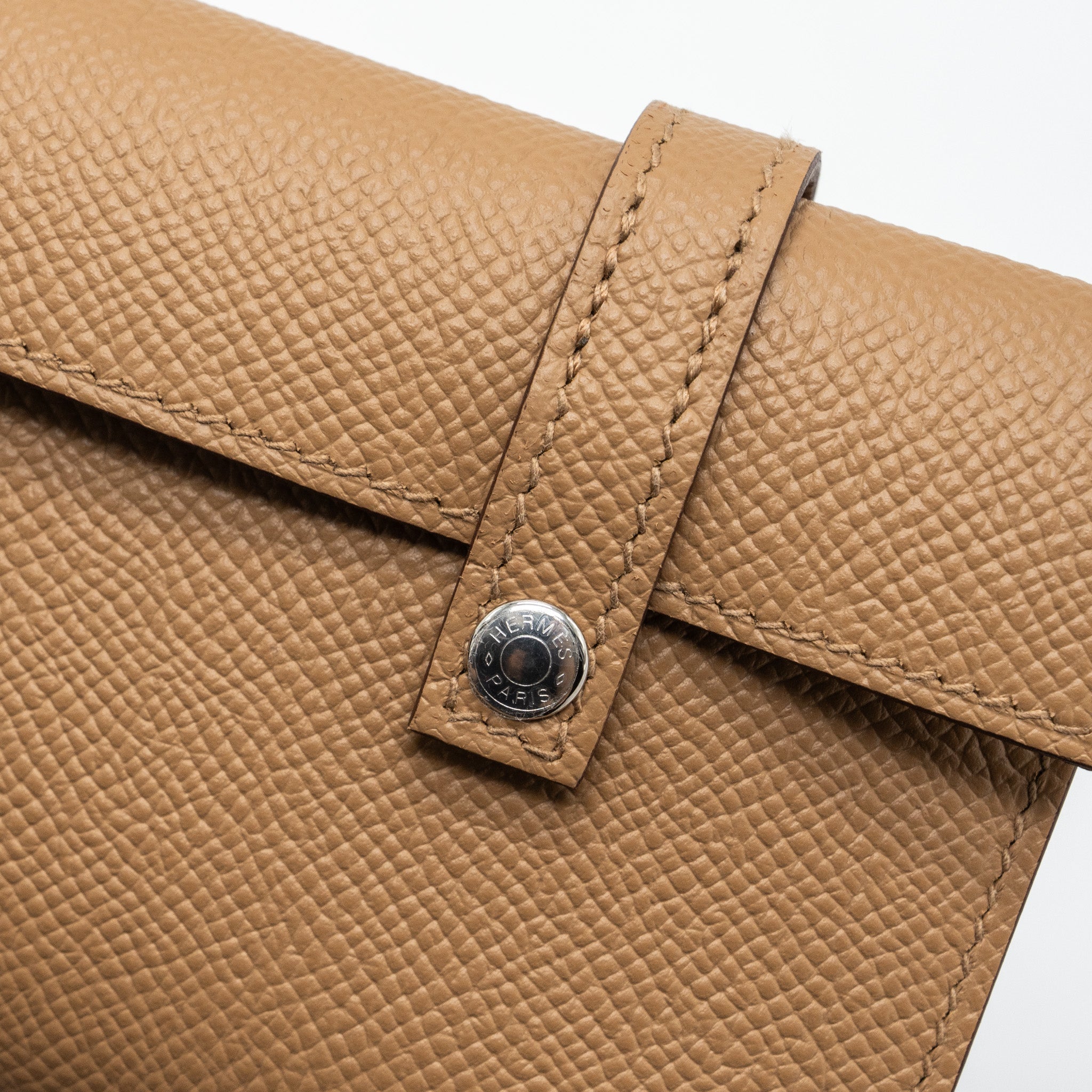 HERMES KELLYDOLE / KELLY DOLE PICTO EPSOM LEATHER NATA/ LIME / MAUVE SYLVESTRE/ CHAI SHW