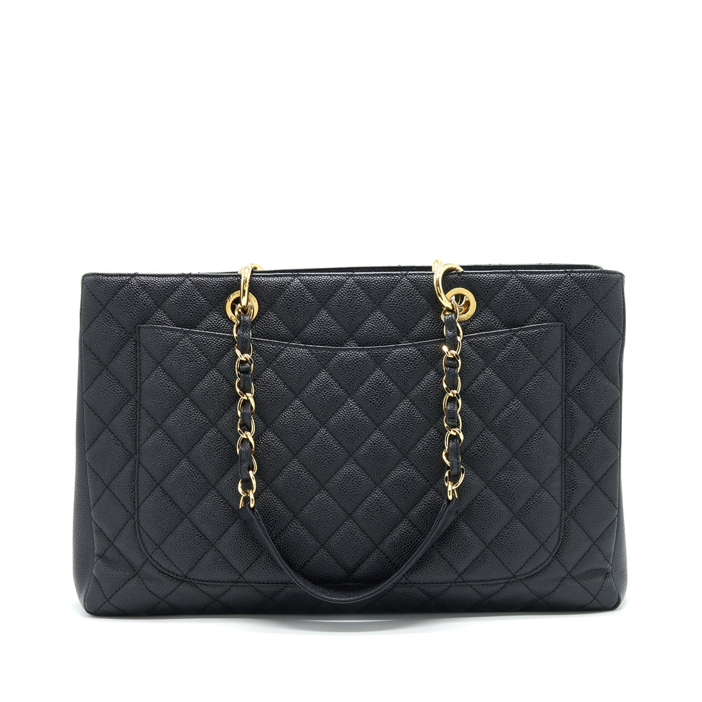 CHANEL GRAND SHOPPING TOTE CAVIAR GHW