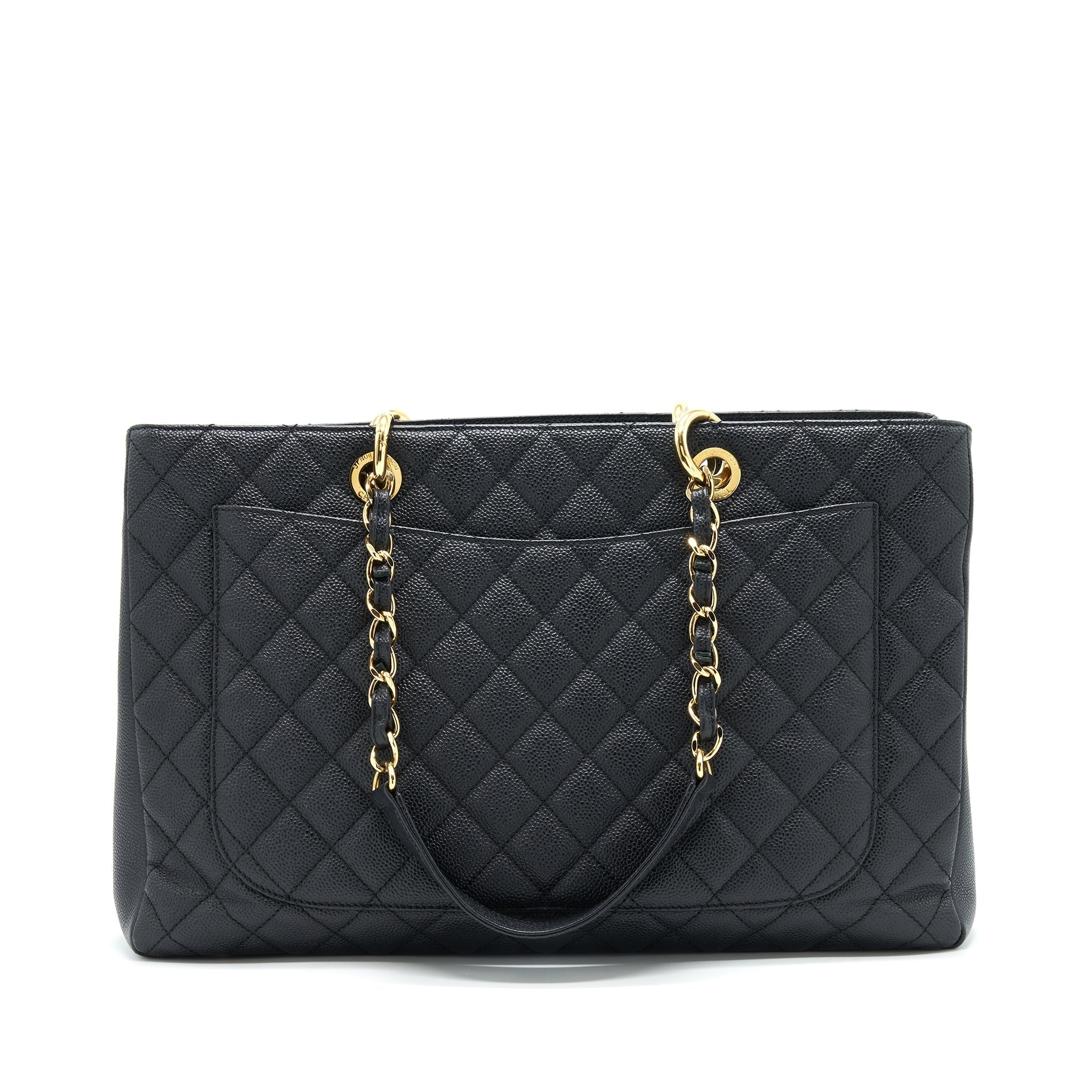 CHANEL GRAND SHOPPING TOTE CAVIAR GHW