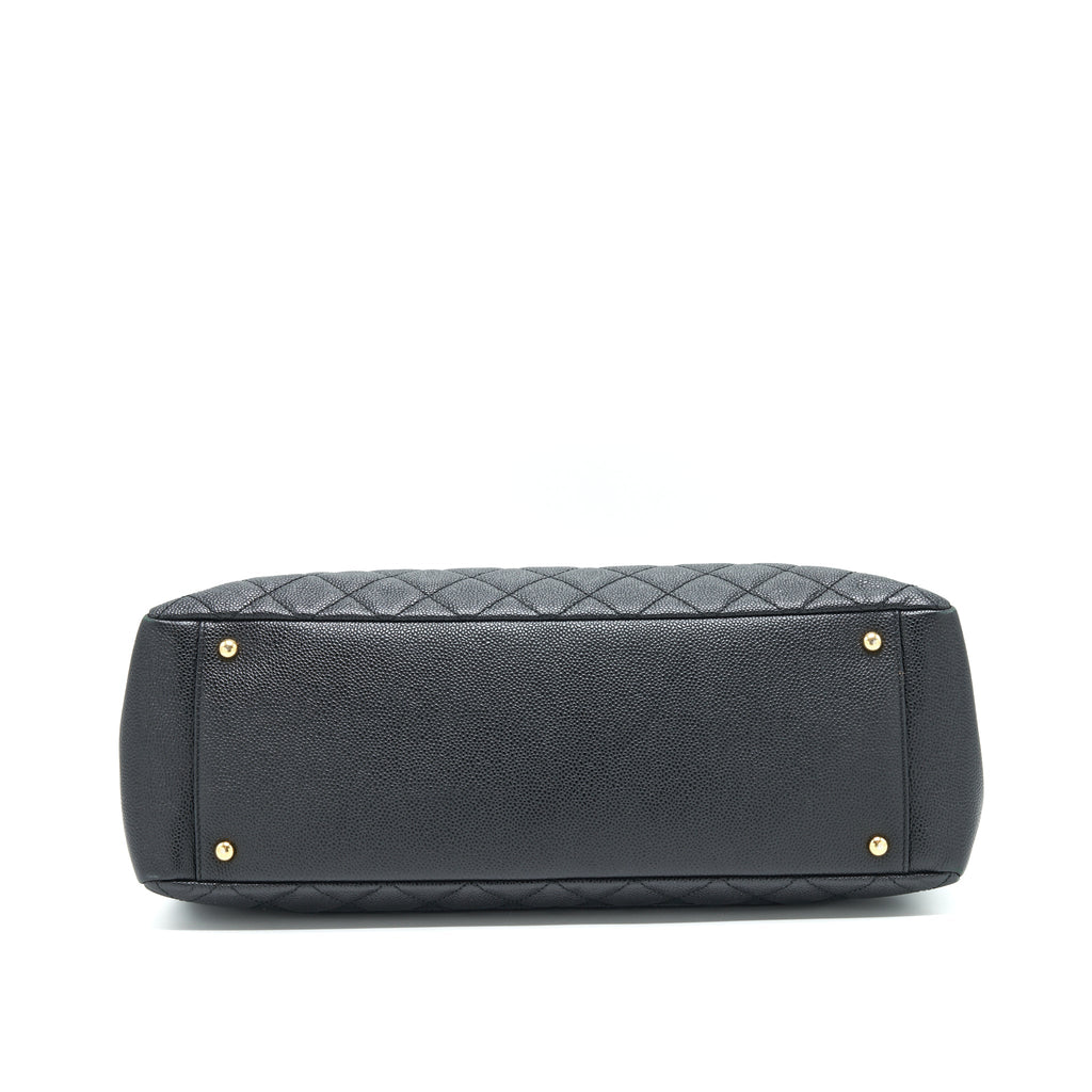 CHANEL GRAND SHOPPING TOTE CAVIAR GHW