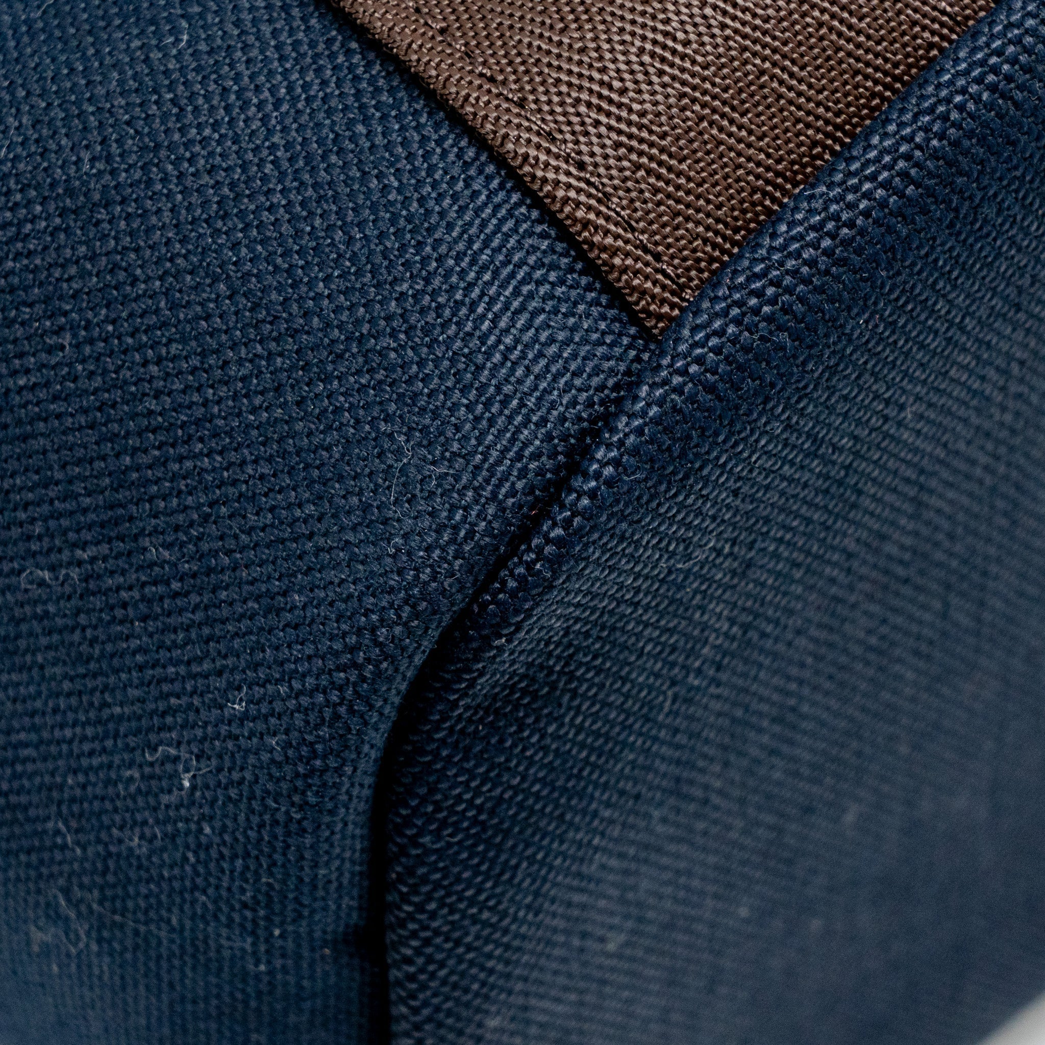 HERMES THE GROOMING BAG CANVAS BLEU NAVY/FEU SHW