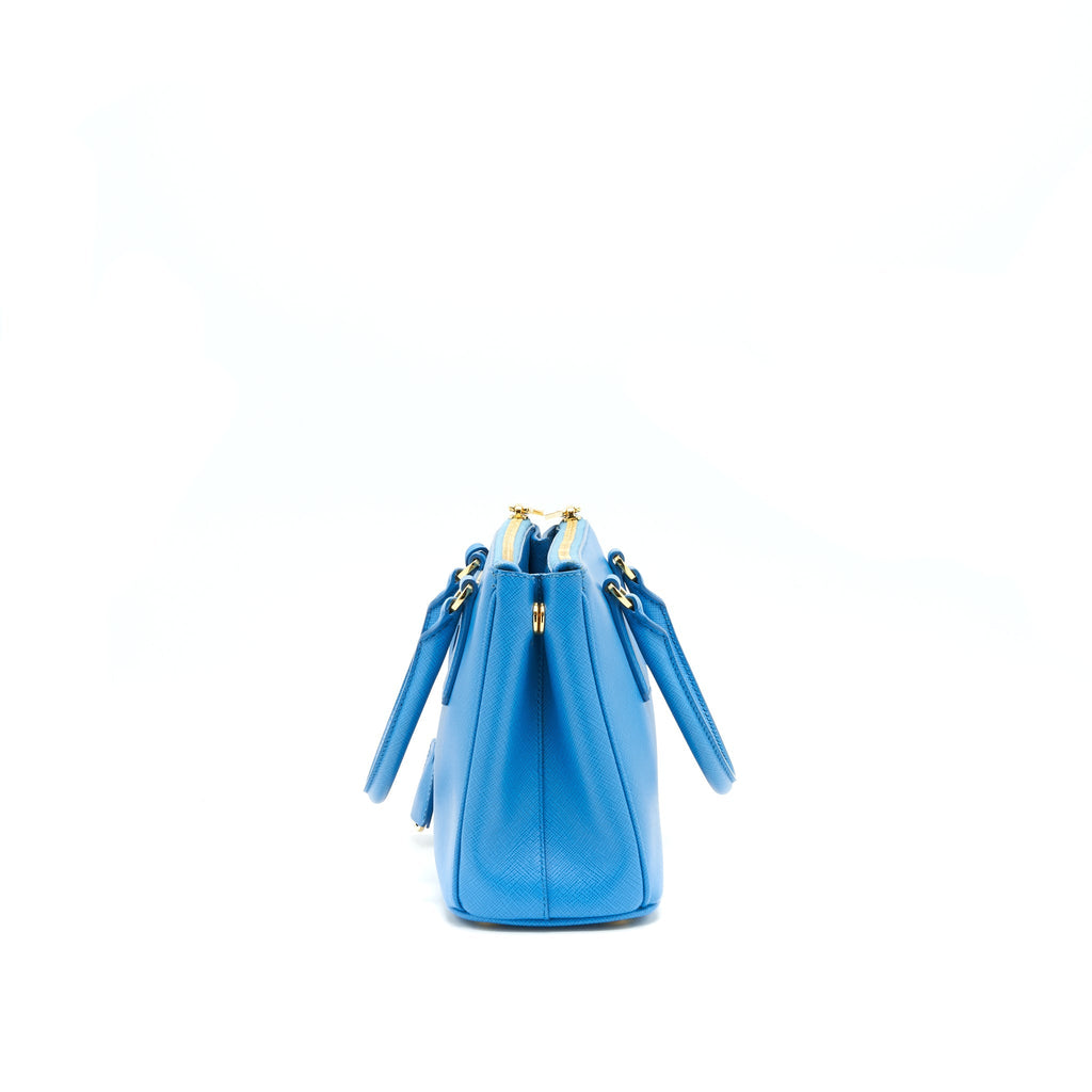 PRADA GALLERIA TOTE BAG LAKE BLUE