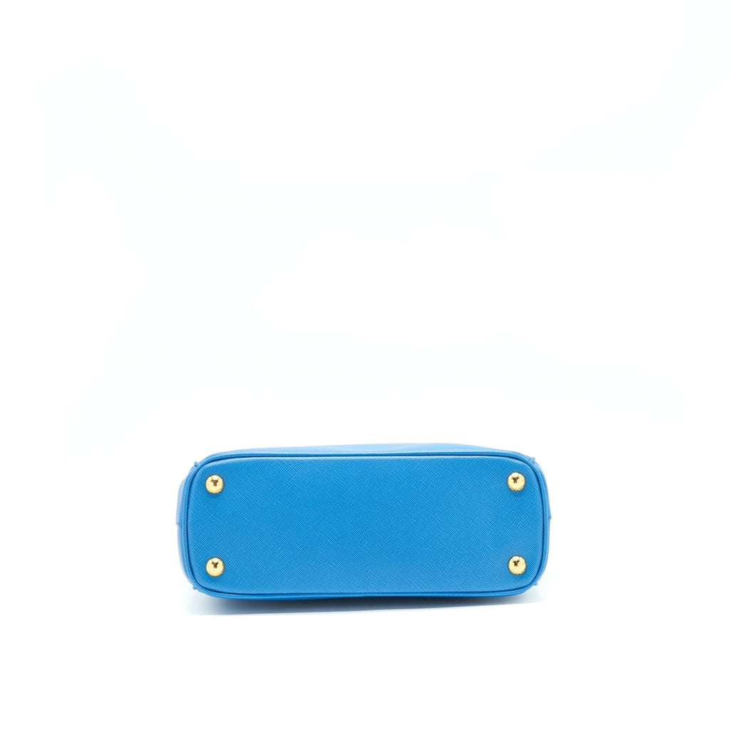 PRADA GALLERIA TOTE BAG LAKE BLUE