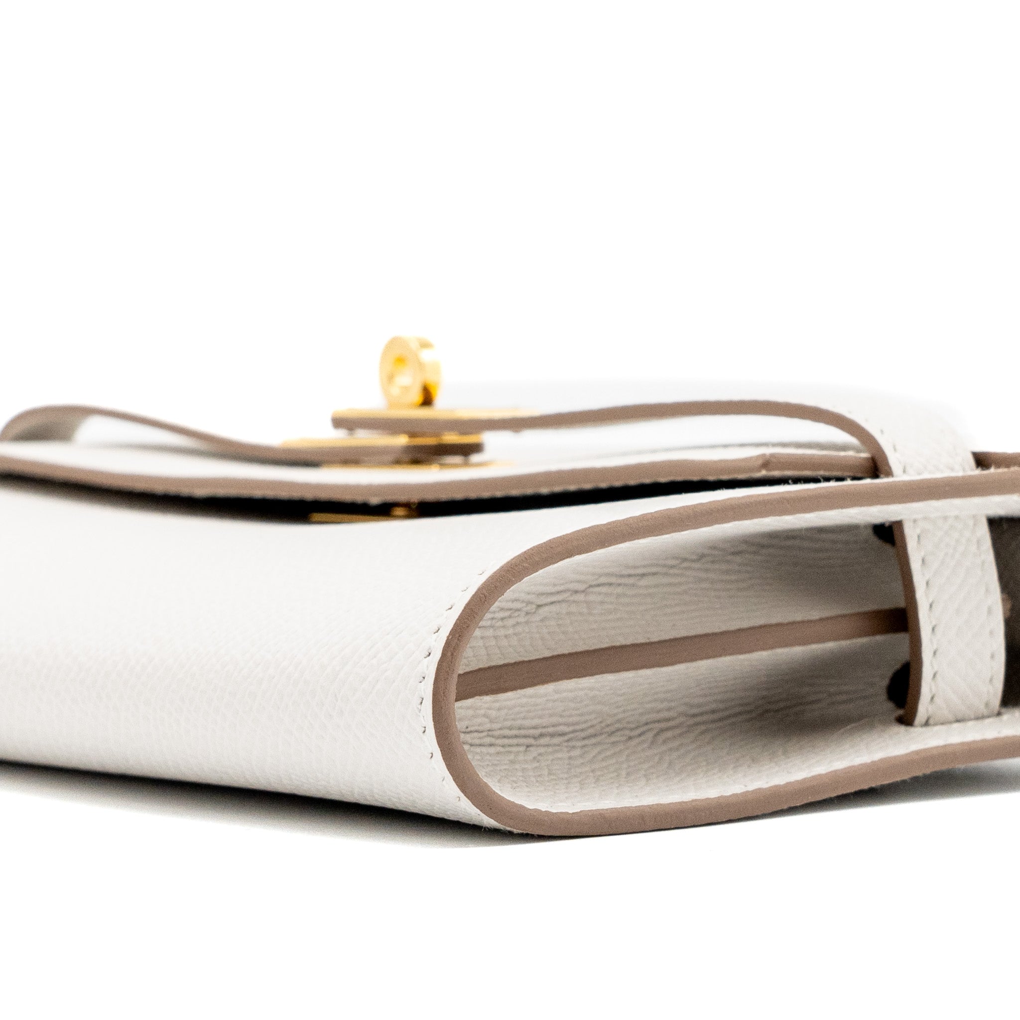 HERMES CLASSIC KELLY TO GO EPSOM GRIS PALE GHW