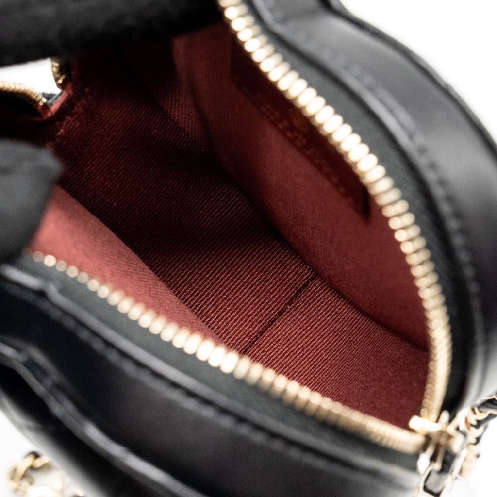 CHANEL 22S HEART BELT BAG LAMBSKIN BLACK LGHW