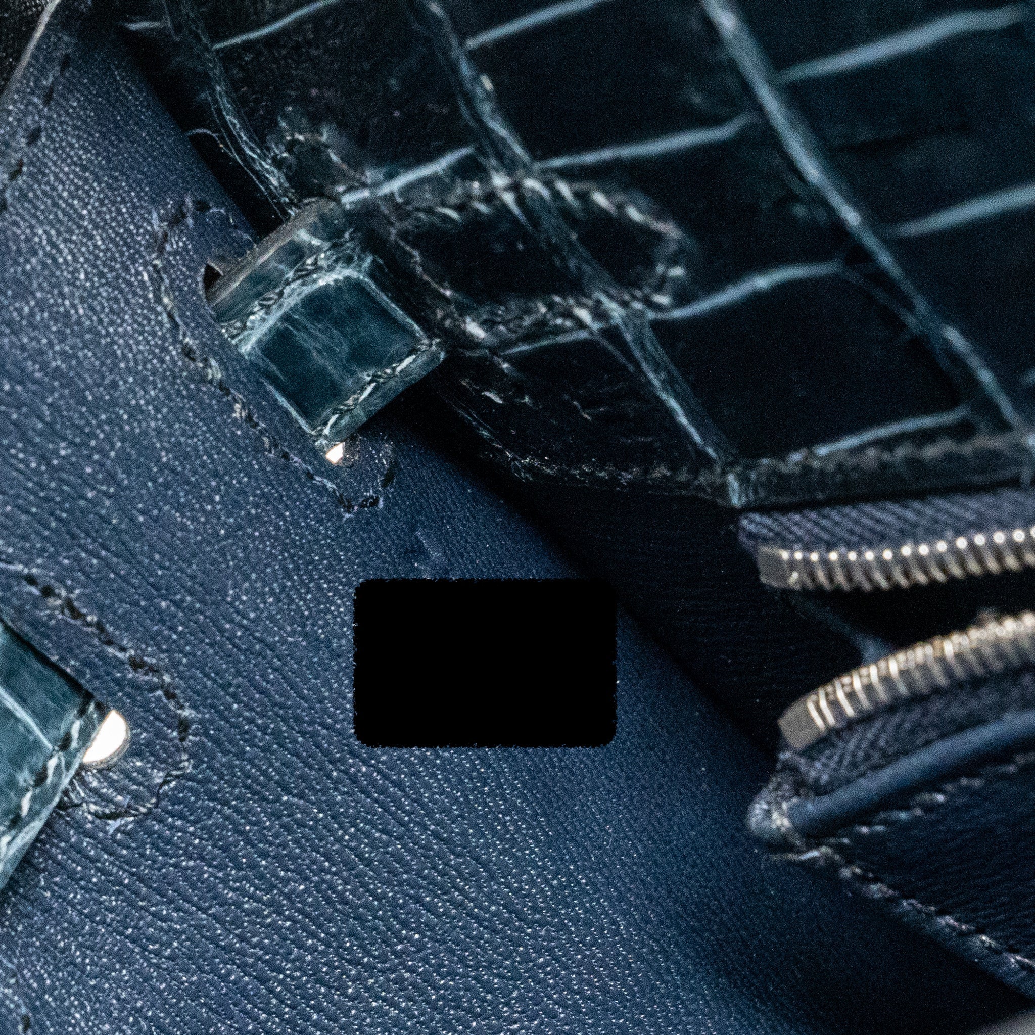 HERMES KELLY 25 SHINY CROCODILE POROUS V0 VERT ROUSSEAU SHW
