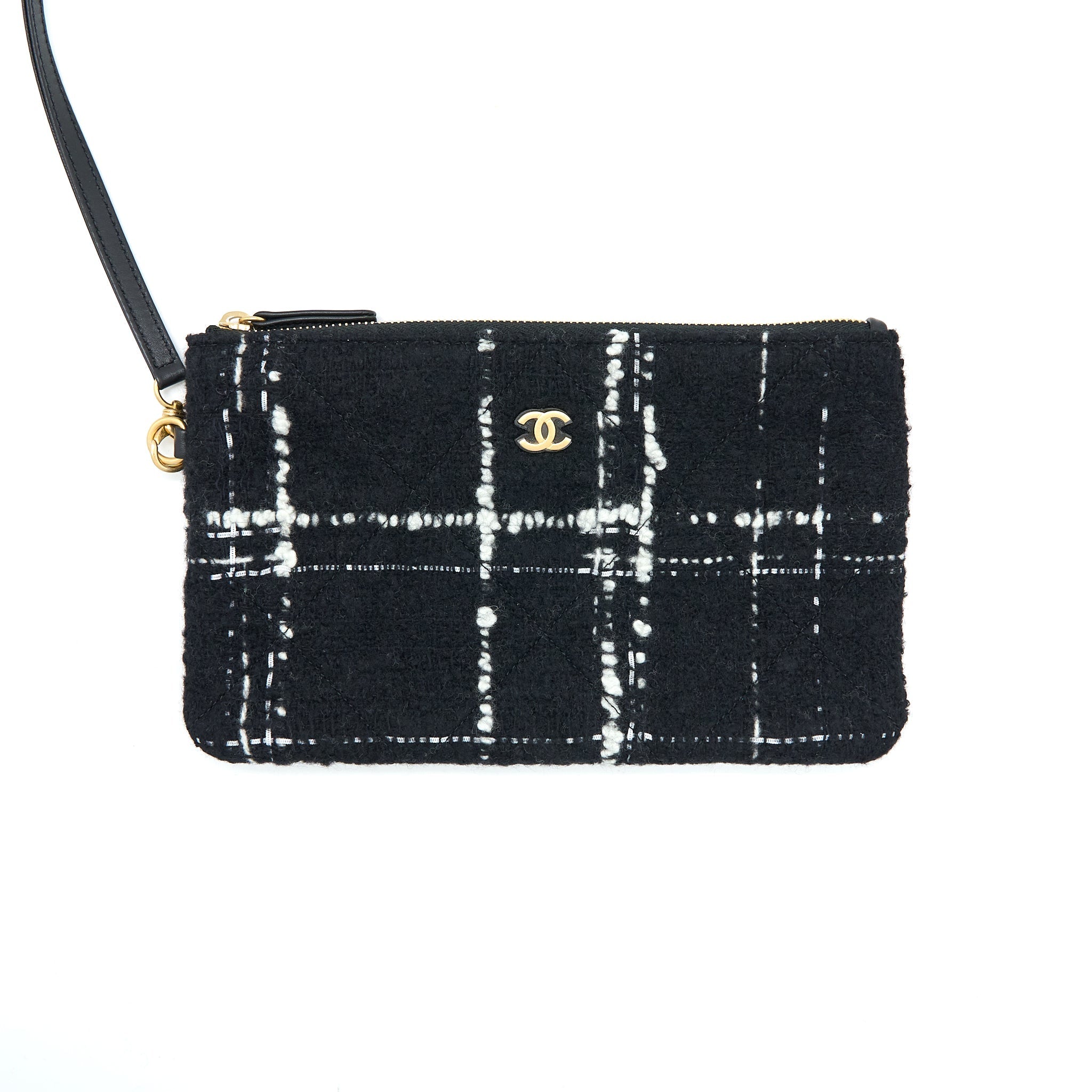 CHANEL MEDIUM 22 BAG TWEED MULTICOLOUR GHW(MICROCHIP)