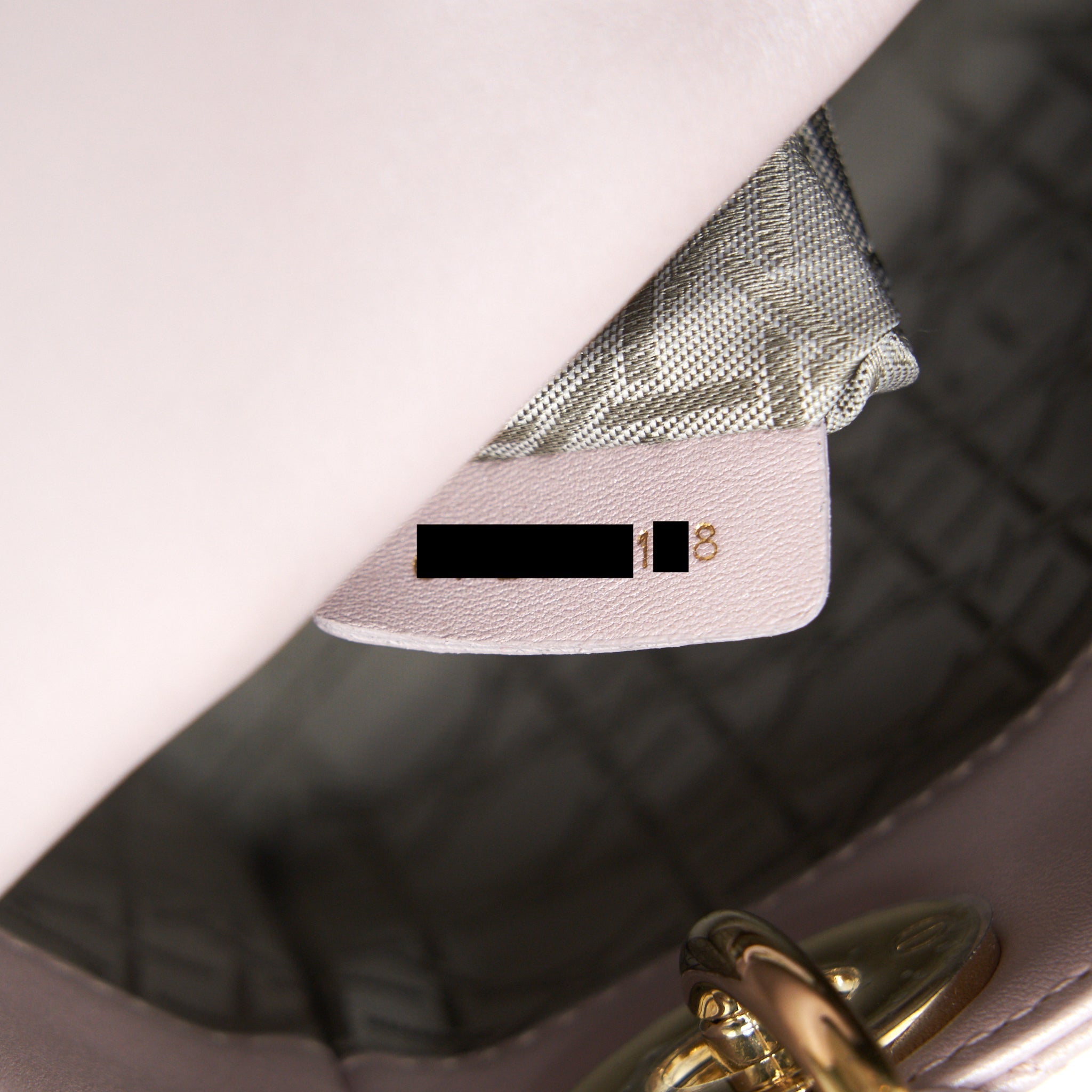 CHRISTIAN DIOR MINI DIOR LAMBSKIN PINK GHW