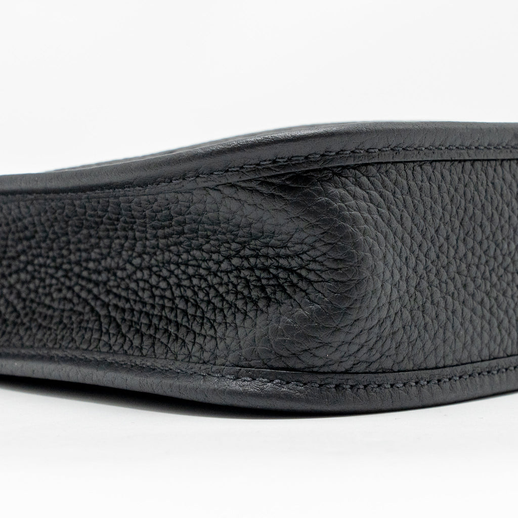 HERMES MINI EVELYNE CLEMENCE BLACK GHW