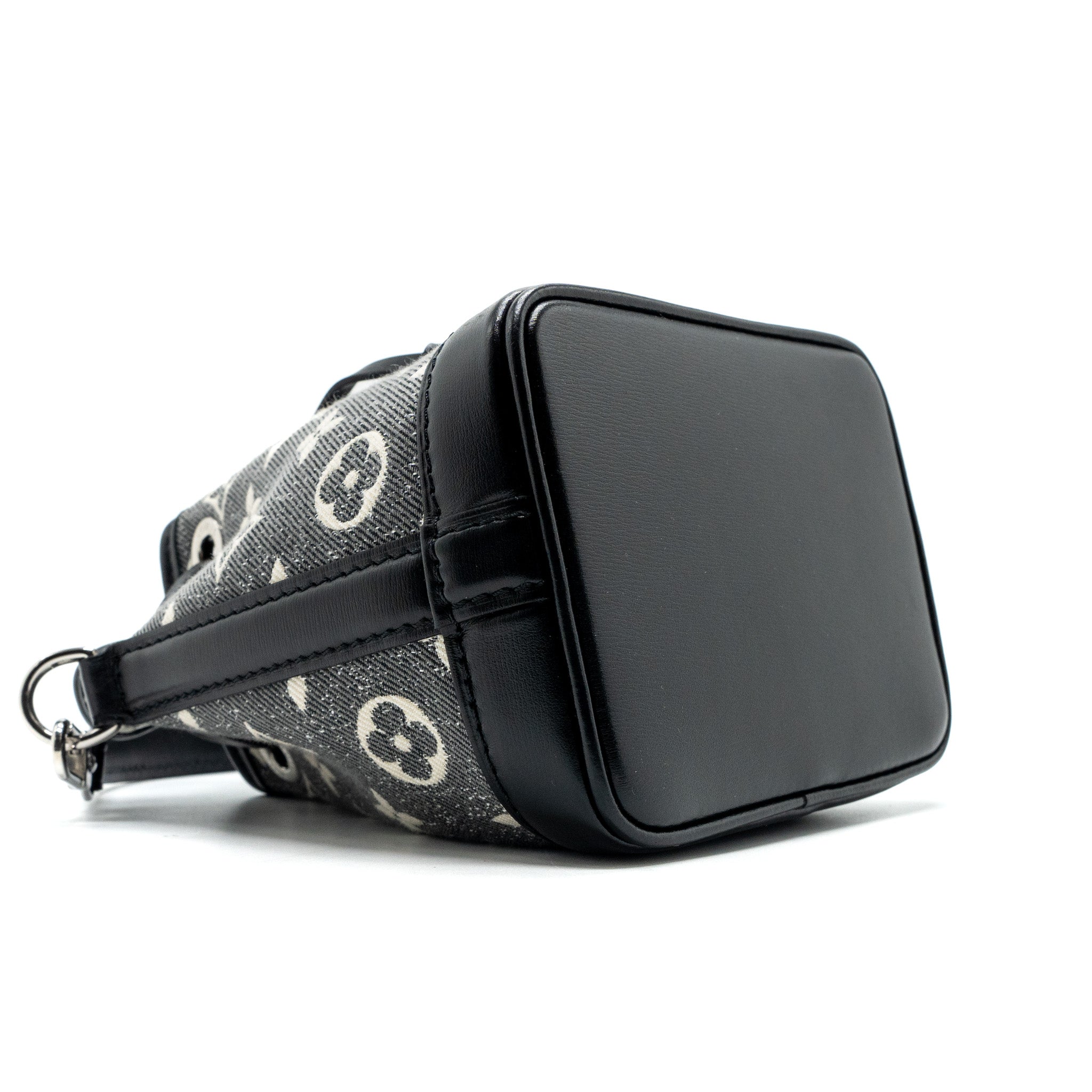 LOUIS VUITTON NANO NOE JACQUARD DENIM BLACK MULTICOLOUR SHW (NEW VERSION)