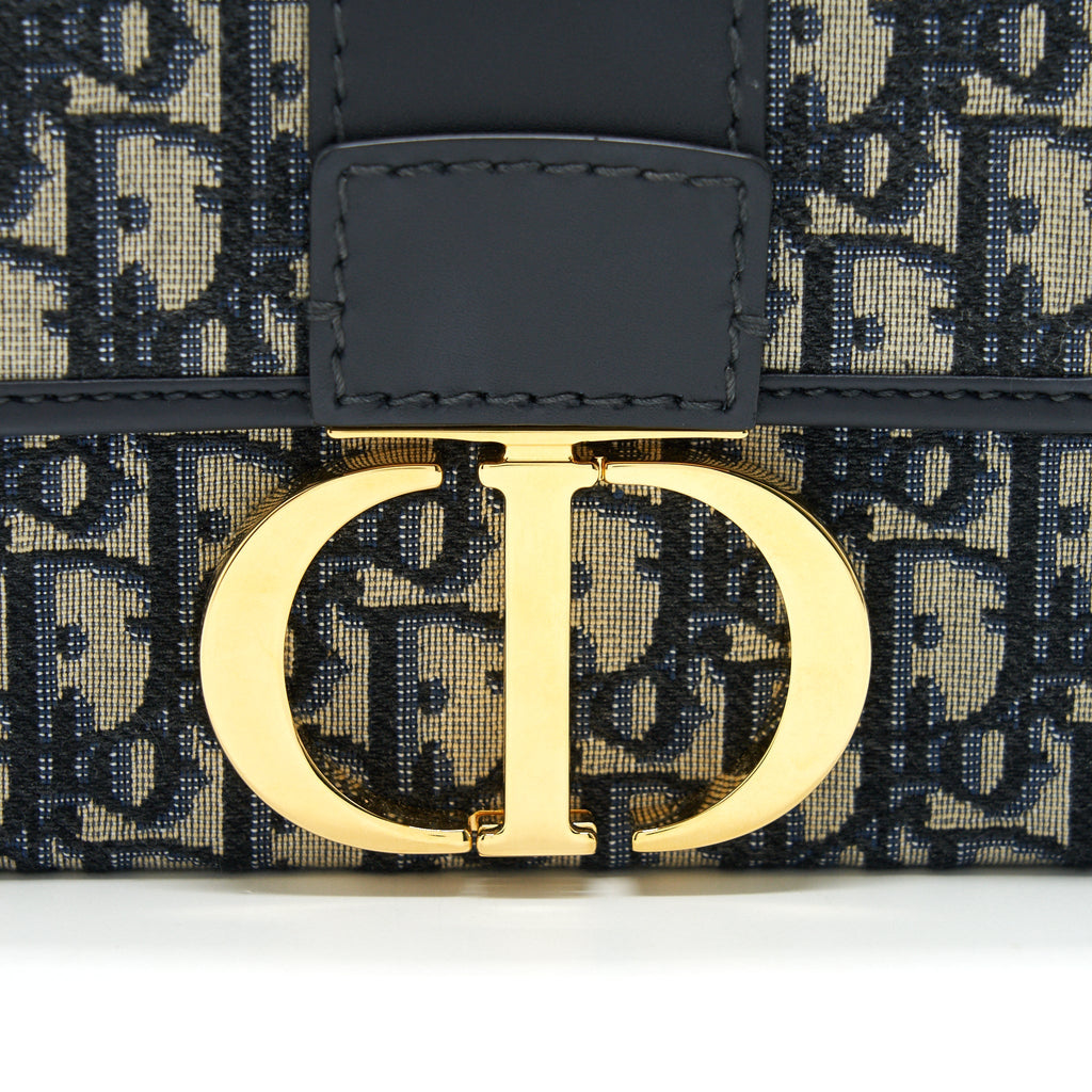 CHRISTIAN DIOR 30 MONTAIGNE MINI BOX BAG OBLIQUE CANVAS