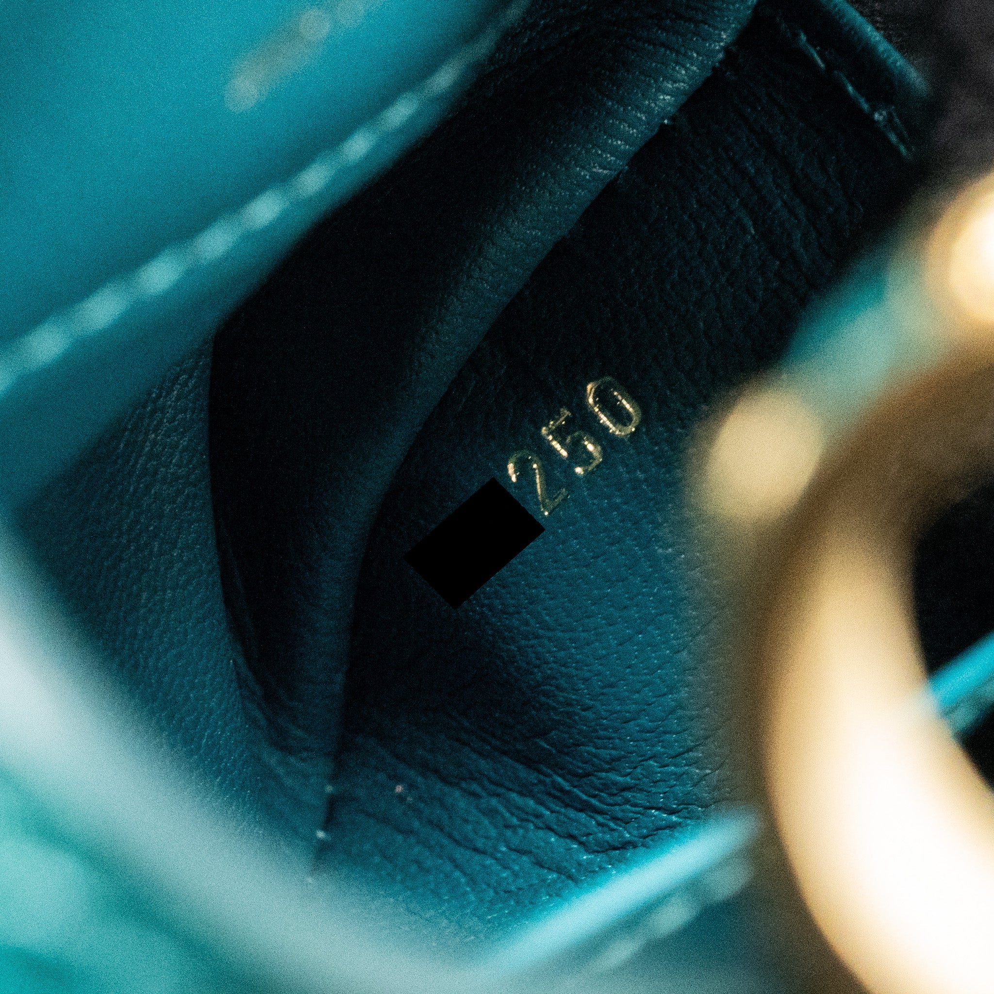 LOUIS VUITTON CAPUCINES MINI CROCODILE BRILLANT BLUE CANARD GHW
