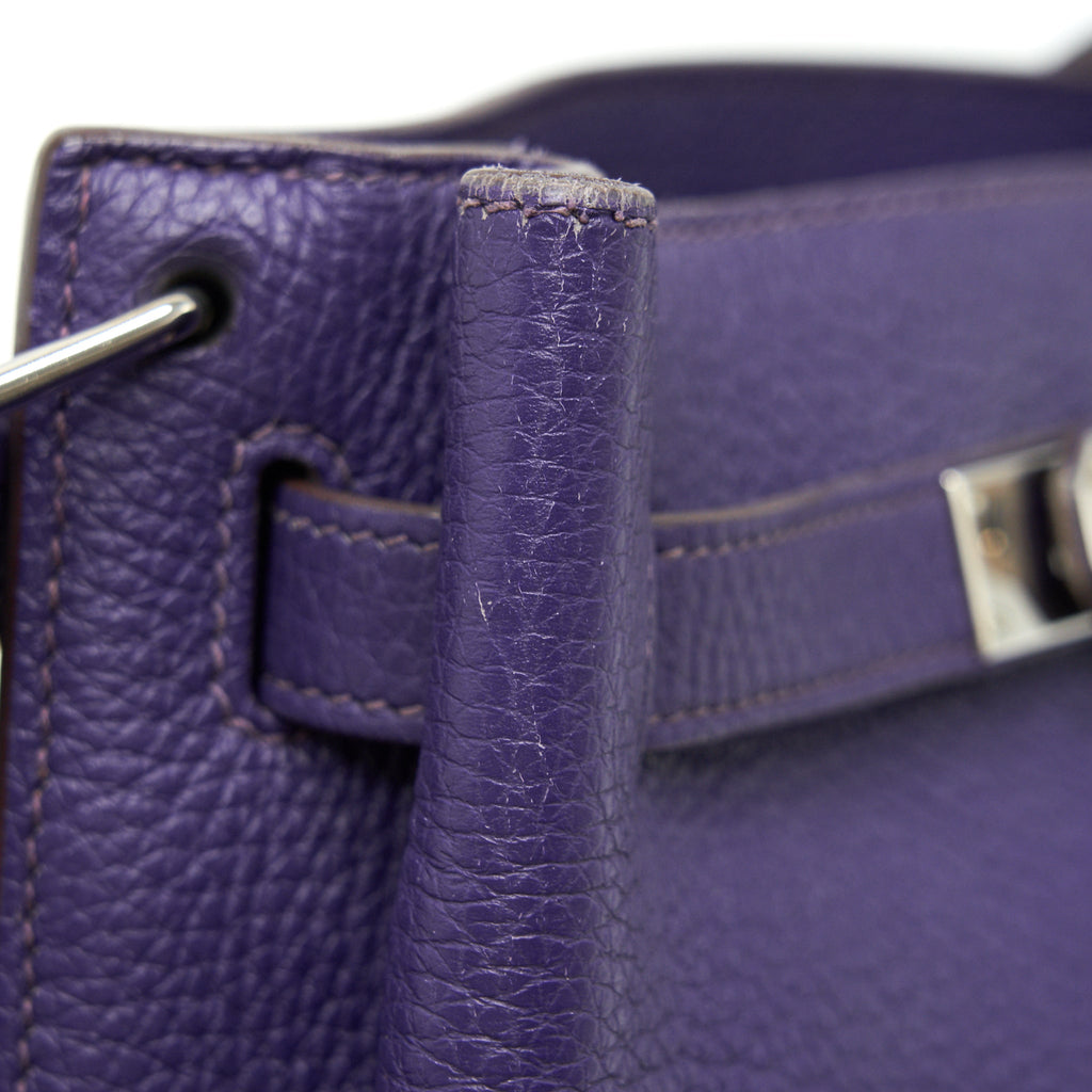 HERMES SO KELLY 22 PURPLE SHW