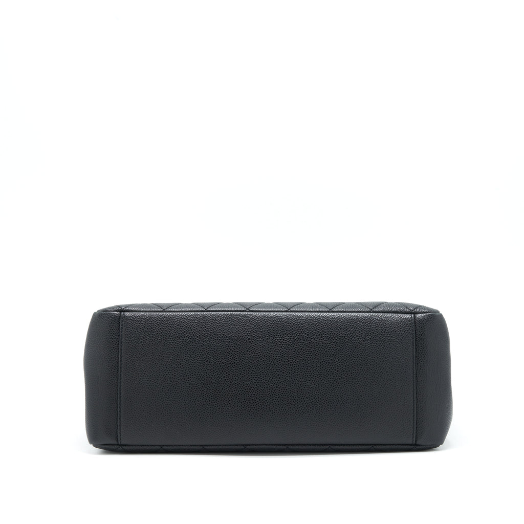 CHANEL GRAND SHOPPING TOTE BAG CAVIAR BLACK GHW