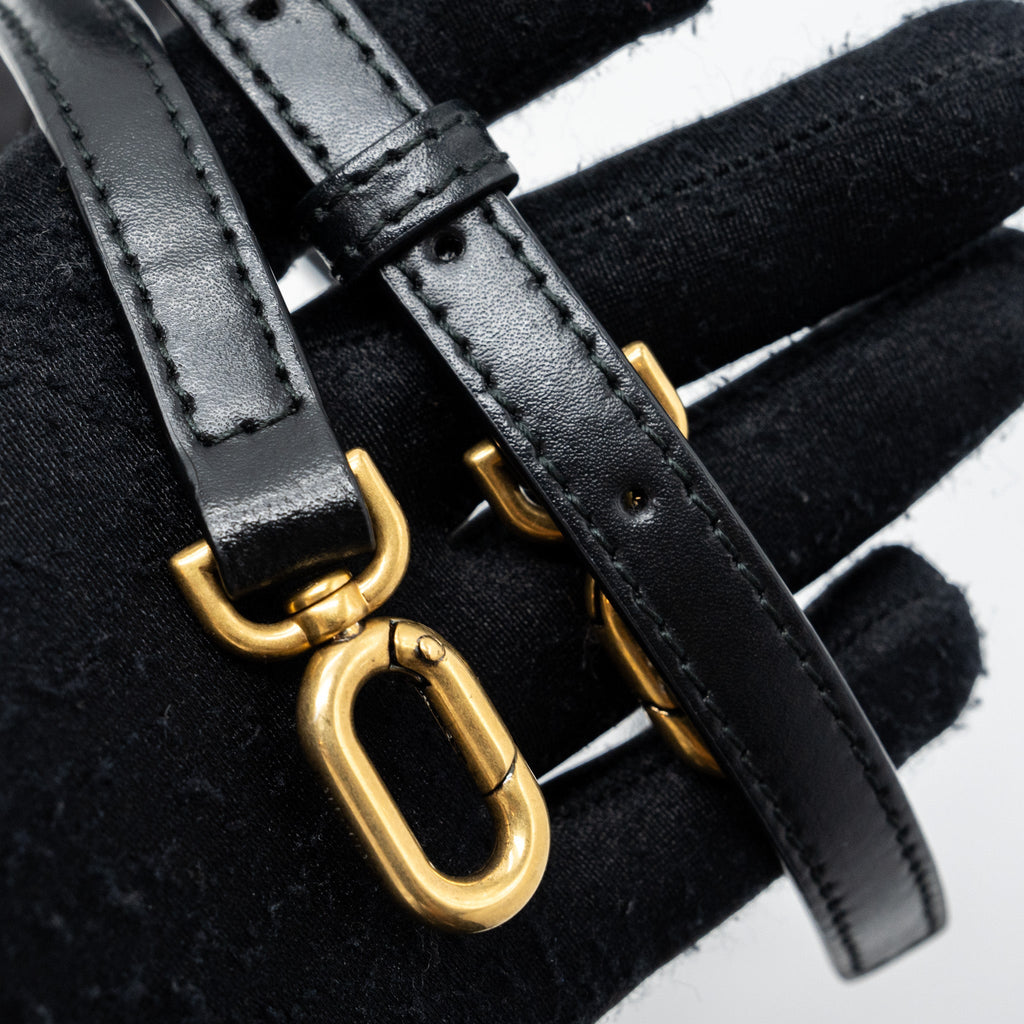 BALENCIAGA HOURGLASS S CALFSKIN BLACK GHW