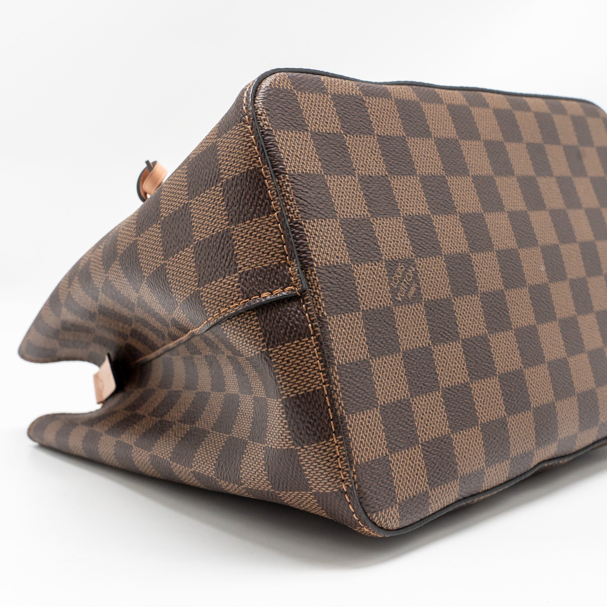 LOUIS VUITTON NEO NOE DAMIER EBENE CANVAS LIGHT PINK GHW