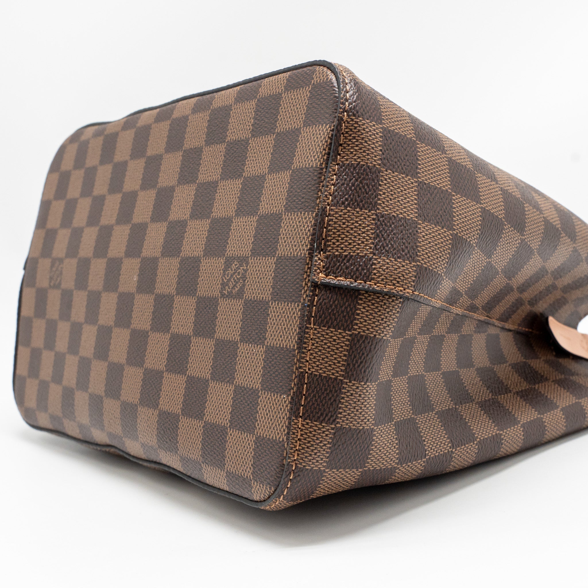 LOUIS VUITTON NEO NOE DAMIER EBENE CANVAS LIGHT PINK GHW