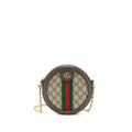 GUCCI MINI OPHIDIA GG ROUND CROSSBODY BAG