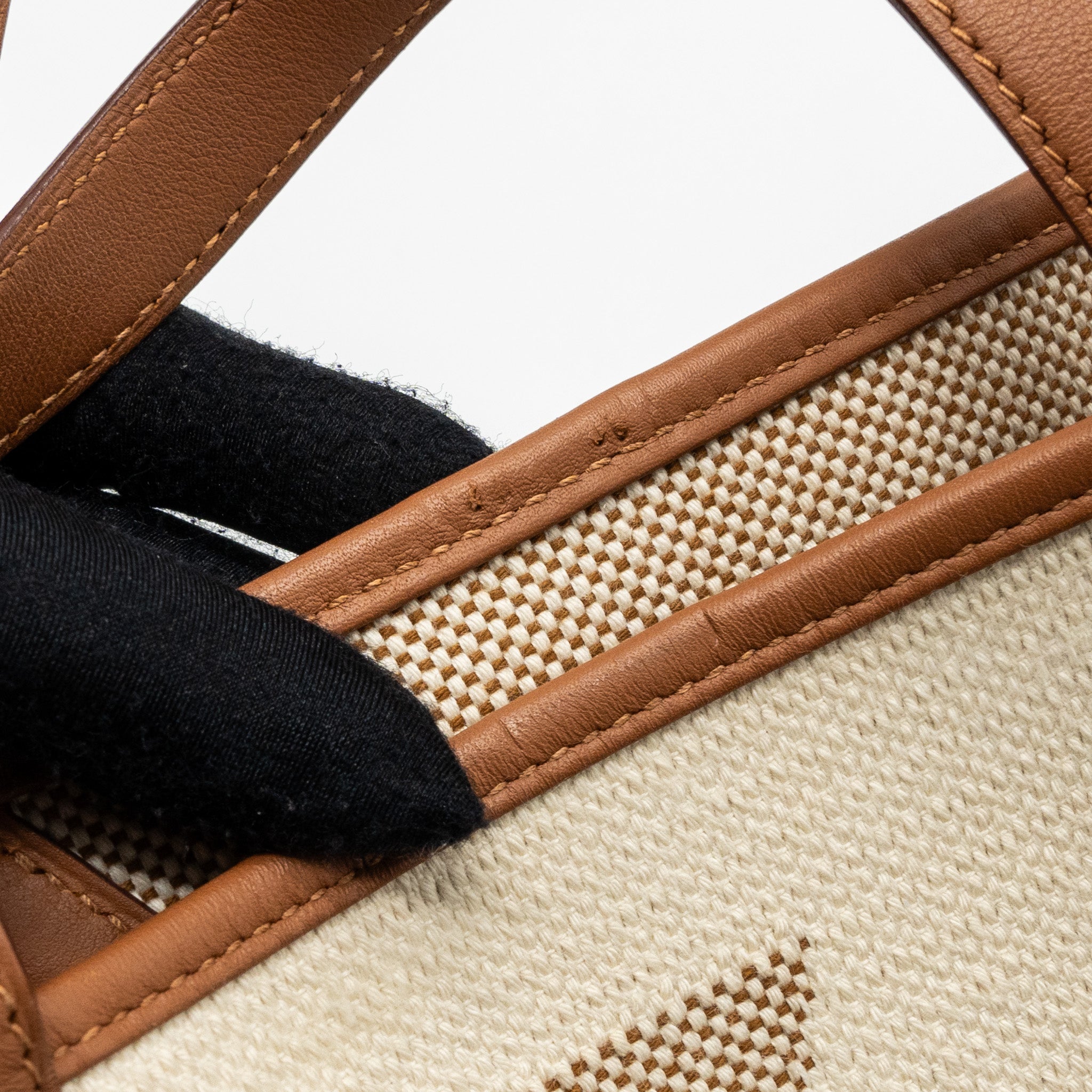 HERMES CABAS H EN BIAIS 27 BAG NATUREL/GOLD