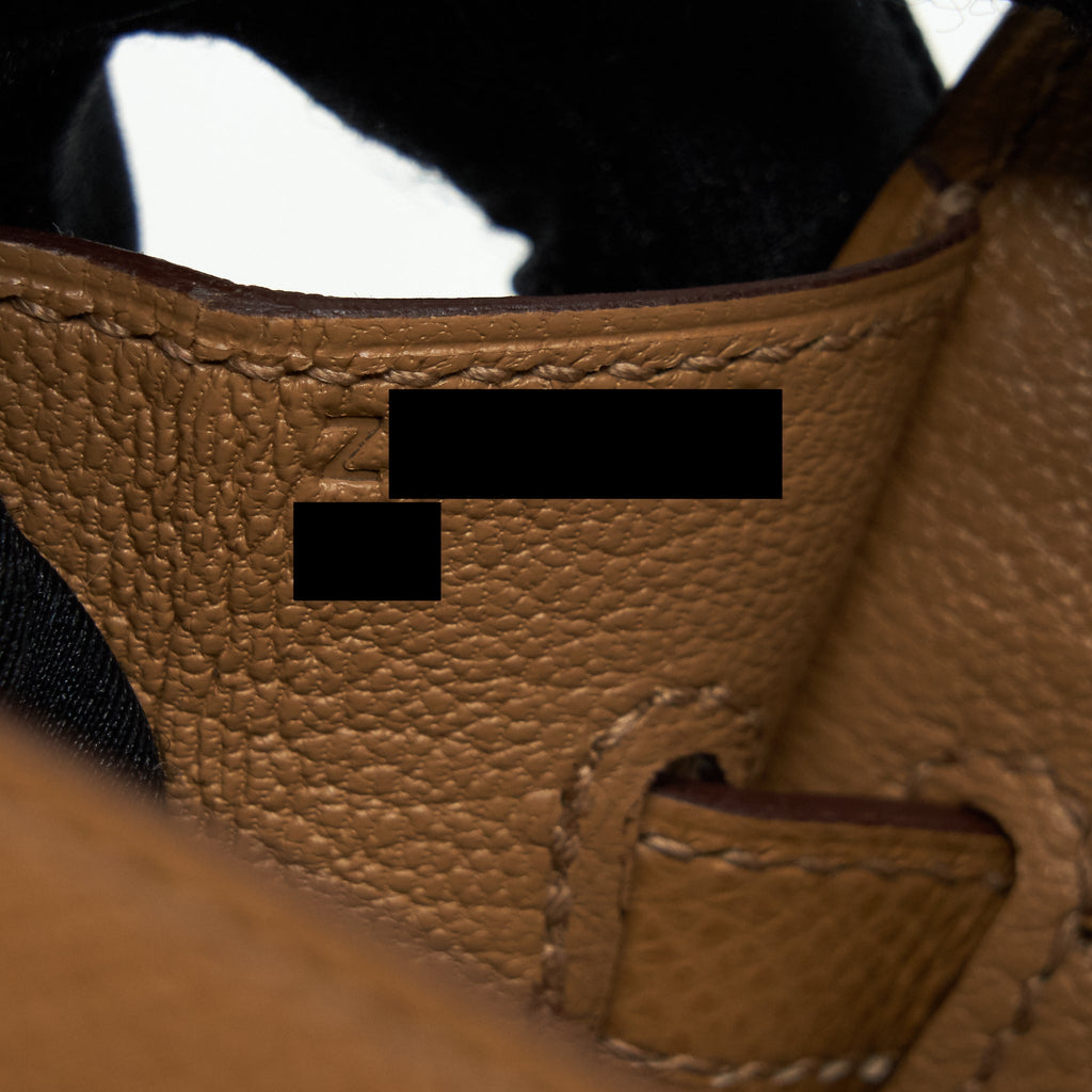 HERMES BIRKIN 25 SELLIER EPSOM 4B BISCUIT GHW