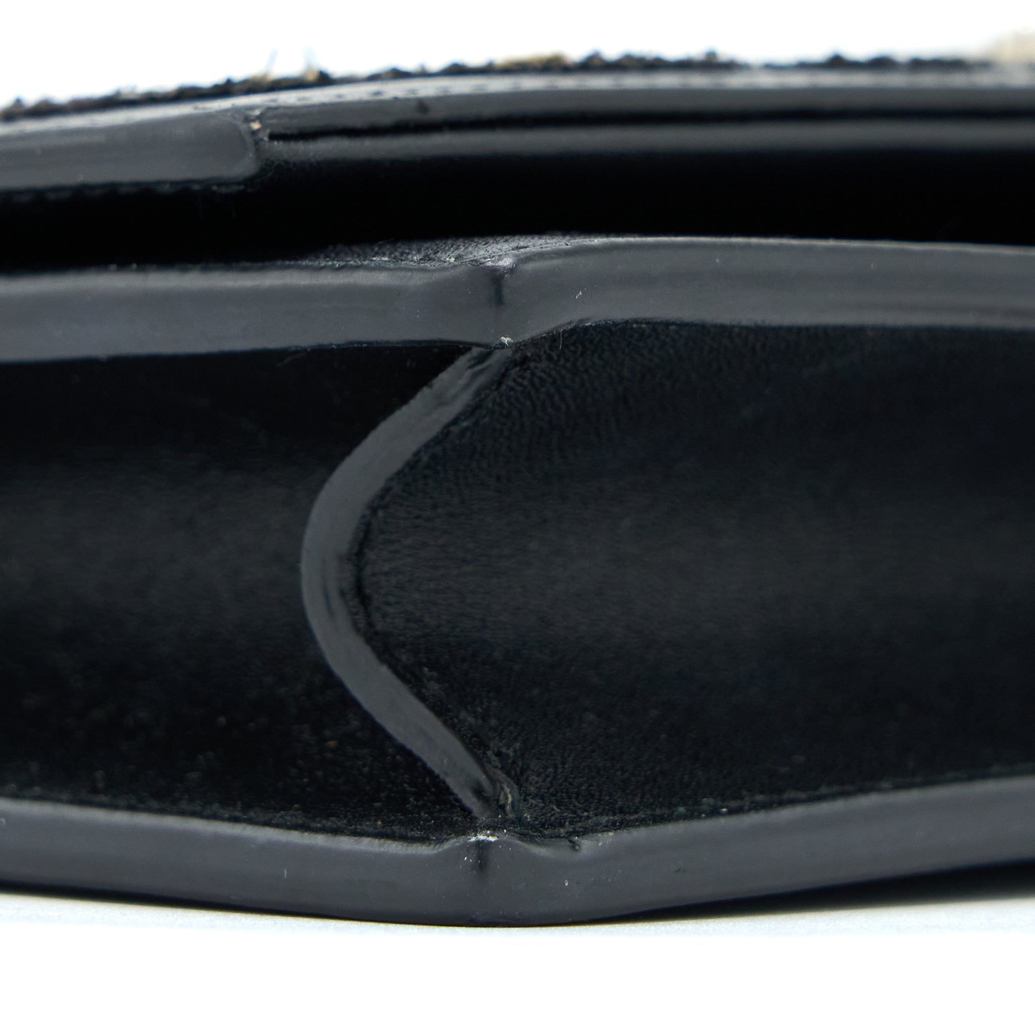 SAINT LAURENT/ YSL KATE SMALL CHAIN WALLET WITH TASSEL BLACK/MULTICOLOUR LIMITED EDITION GHW