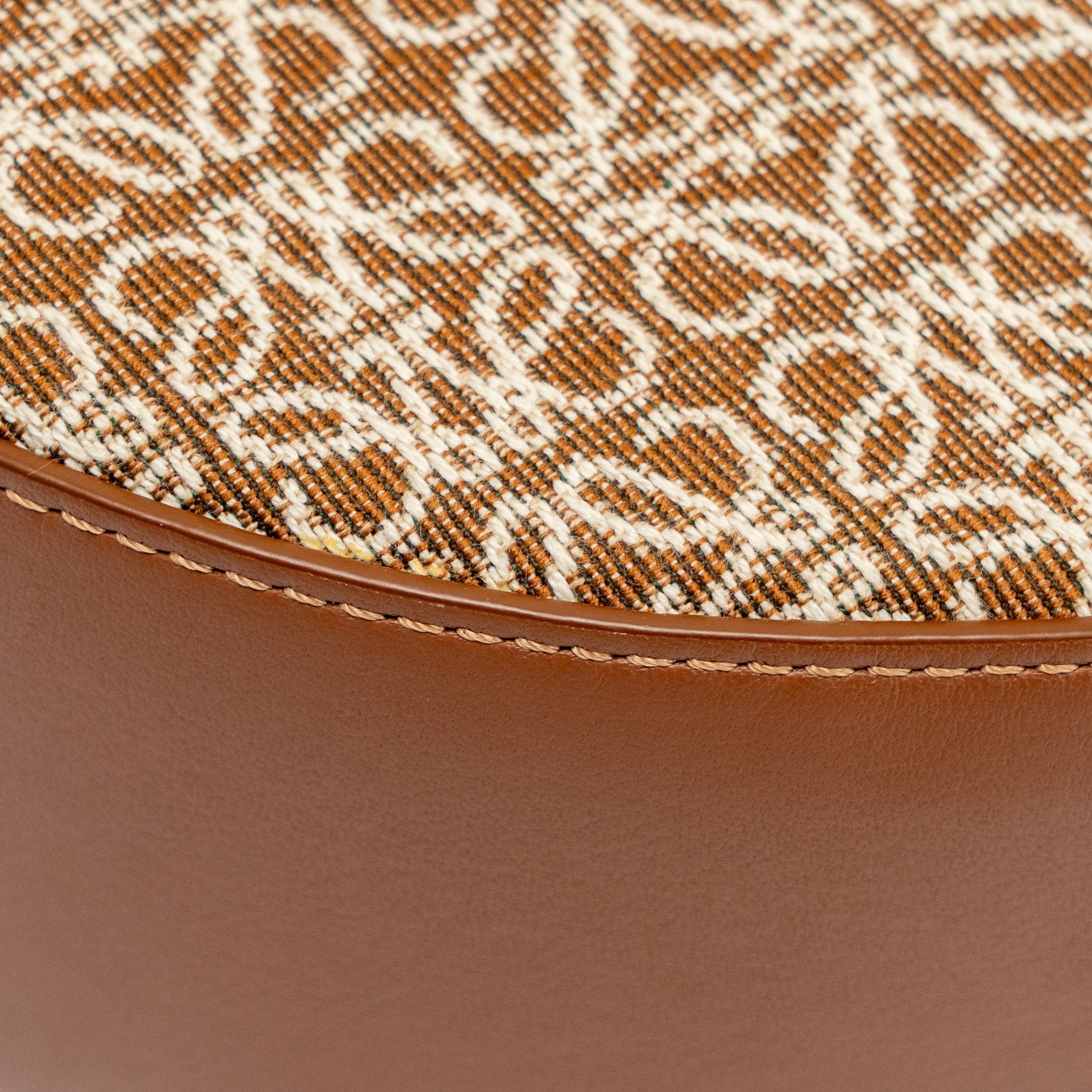 LOEWE MEDIUM LUNA BAG ANAGRAM JACQUARD CANVAS/CALFSKIN TAN/PECAN GHW