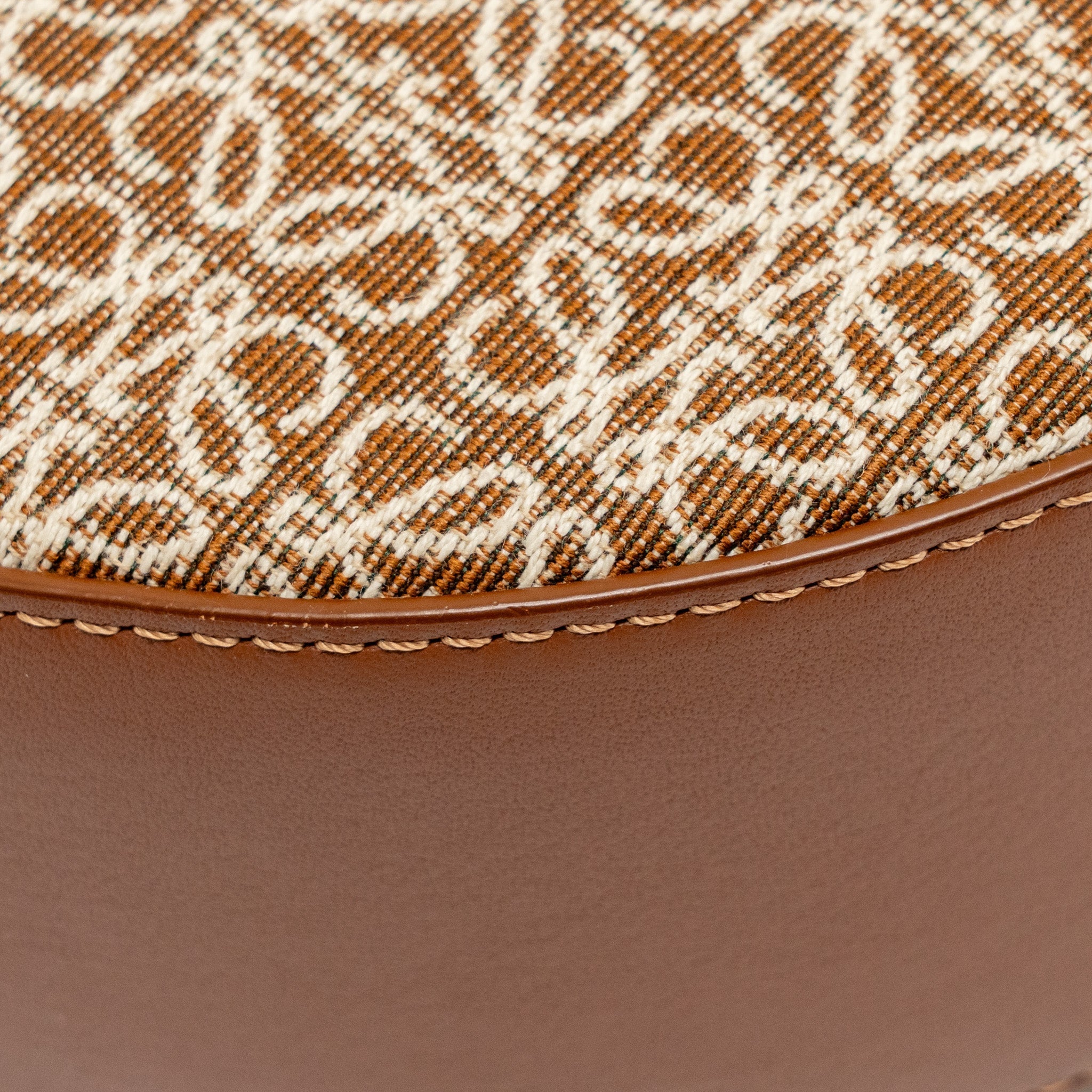 LOEWE MEDIUM LUNA BAG ANAGRAM JACQUARD CANVAS/CALFSKIN TAN/PECAN GHW