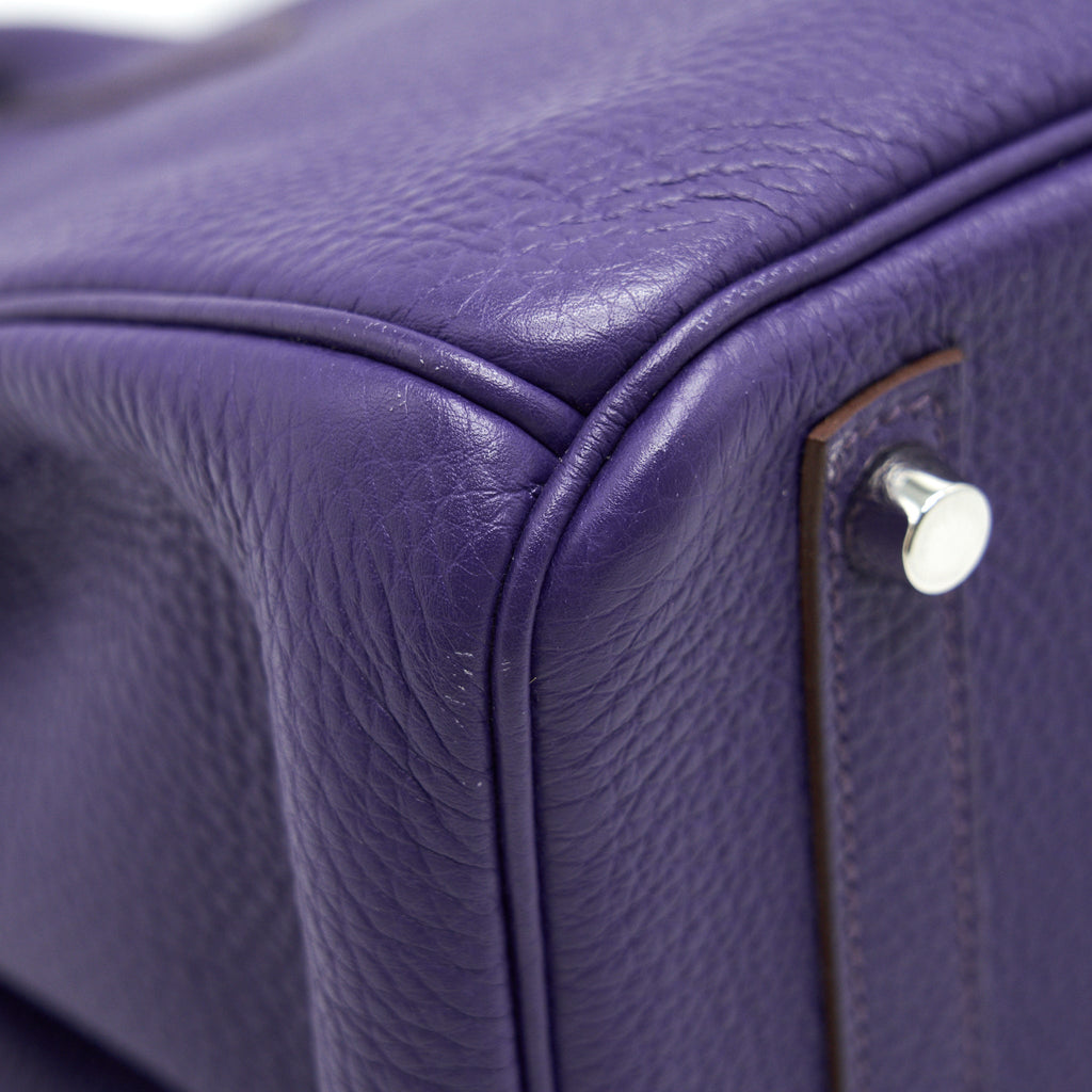 HERMES BIRKIN 30 PURPLE SHW