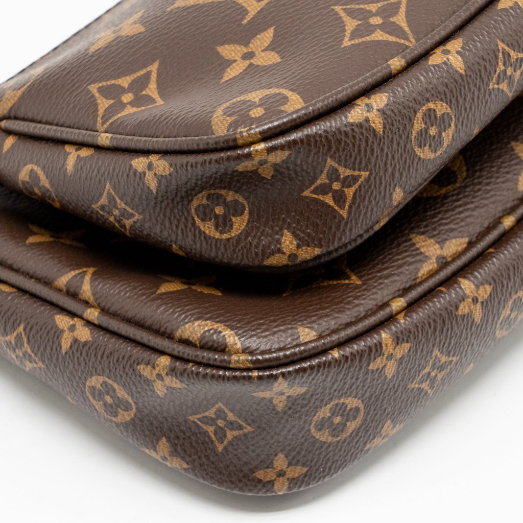 LOUIS VUITTON MULTI POCHETTE ACCESSOIRES MONOGRAM CANVAS KHAKI GHW