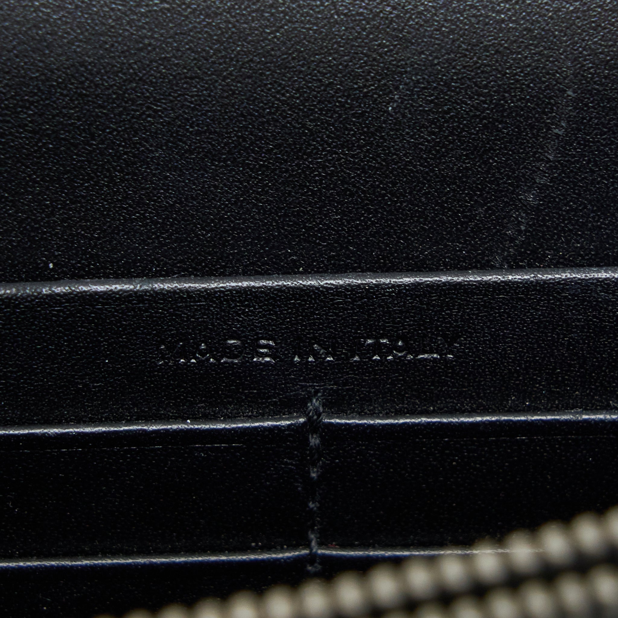 SAINT LAURENT/ YSL KATE SMALL CHAIN WALLET WITH TASSEL BLACK/MULTICOLOUR LIMITED EDITION GHW