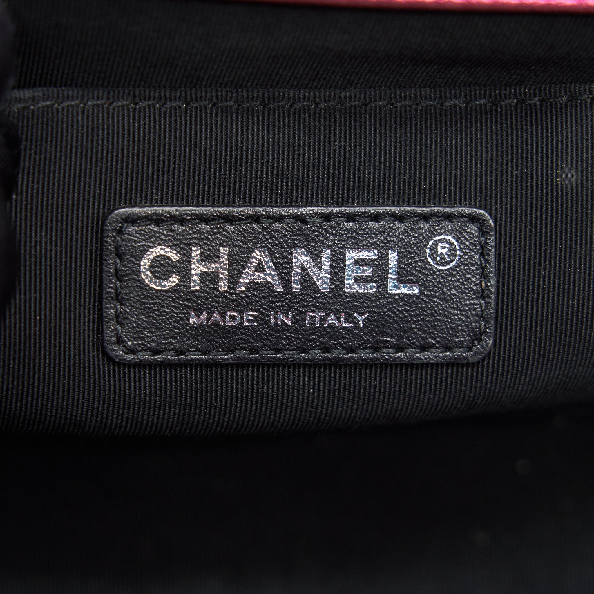 CHANEL MEDIUM LEBOY BAG METALLIC PINK SHW