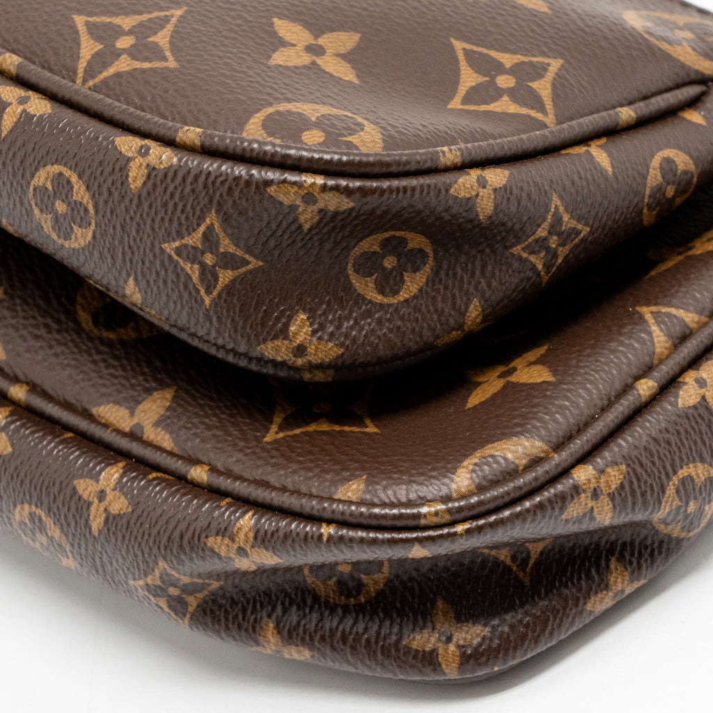 LOUIS VUITTON MULTI POCHETTE ACCESSOIRES MONOGRAM CANVAS KHAKI GHW