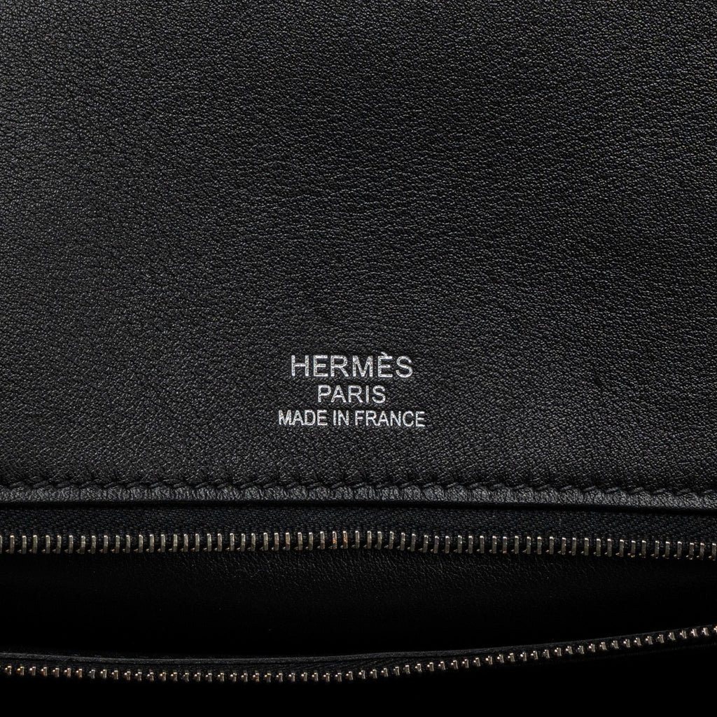 HERMES BIRKIN 35 DE CAMP DECHAINEE LIMITED EDITION TOILE CANVAS / SWIFT BLACK SHW